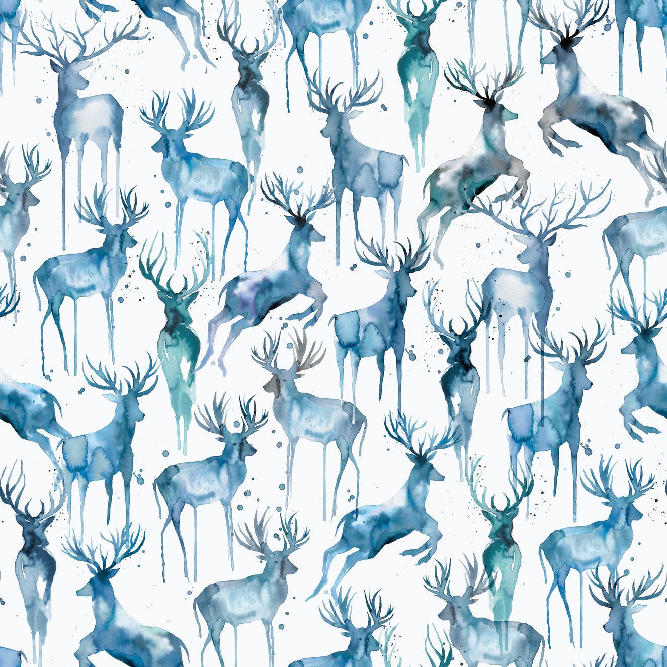 1326x1326 Deer Wallpaper. Stag and Elk Wall Mural Designs
