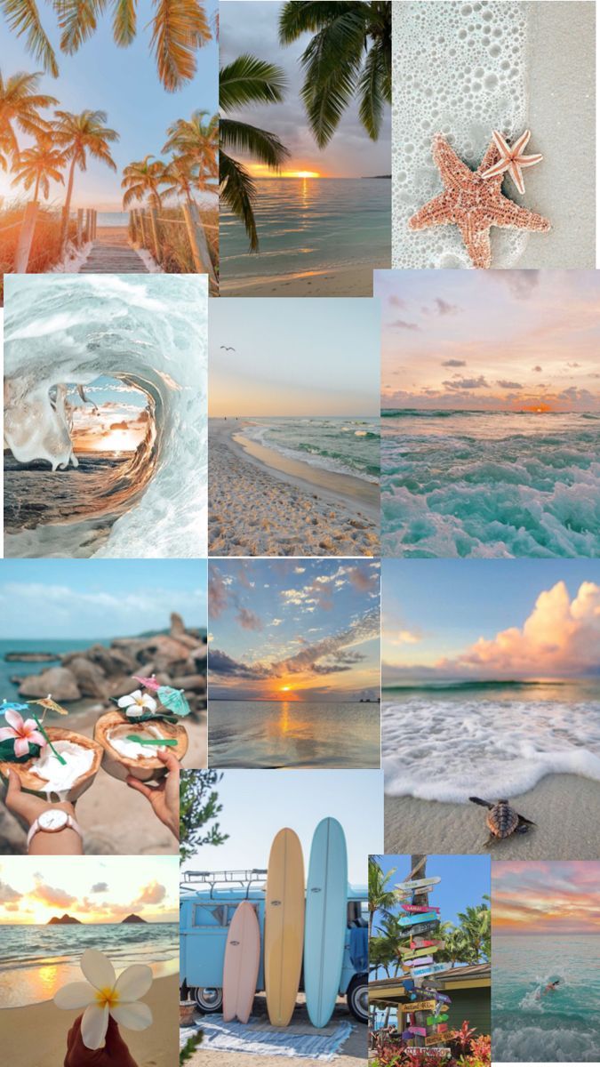 675x1200 Tropical Beach Collage Wallpaper. Summer wallpaper phone, Summer beach wallpaper, Beach wallpaper iphone