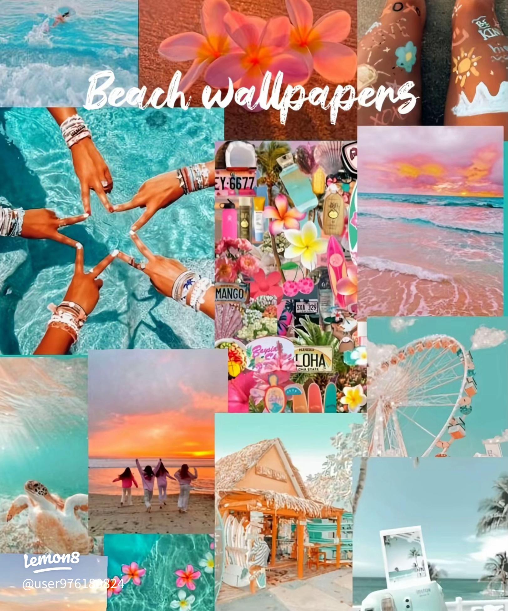1623x1953 Aesthetic Beach Wallpaper: Summer Collages & Ocean Vibes!