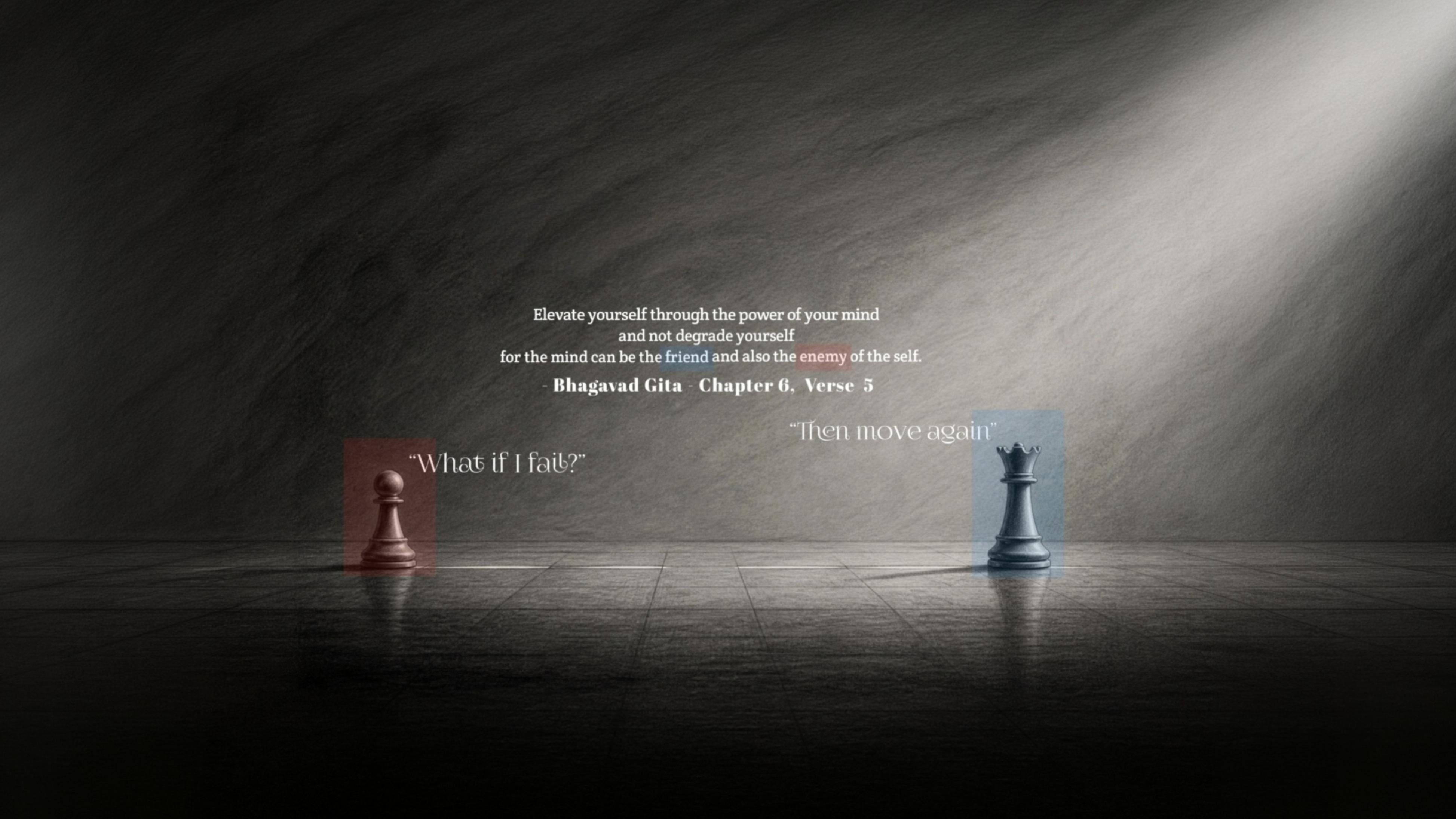 3893x2190 i made a chess wallpaper