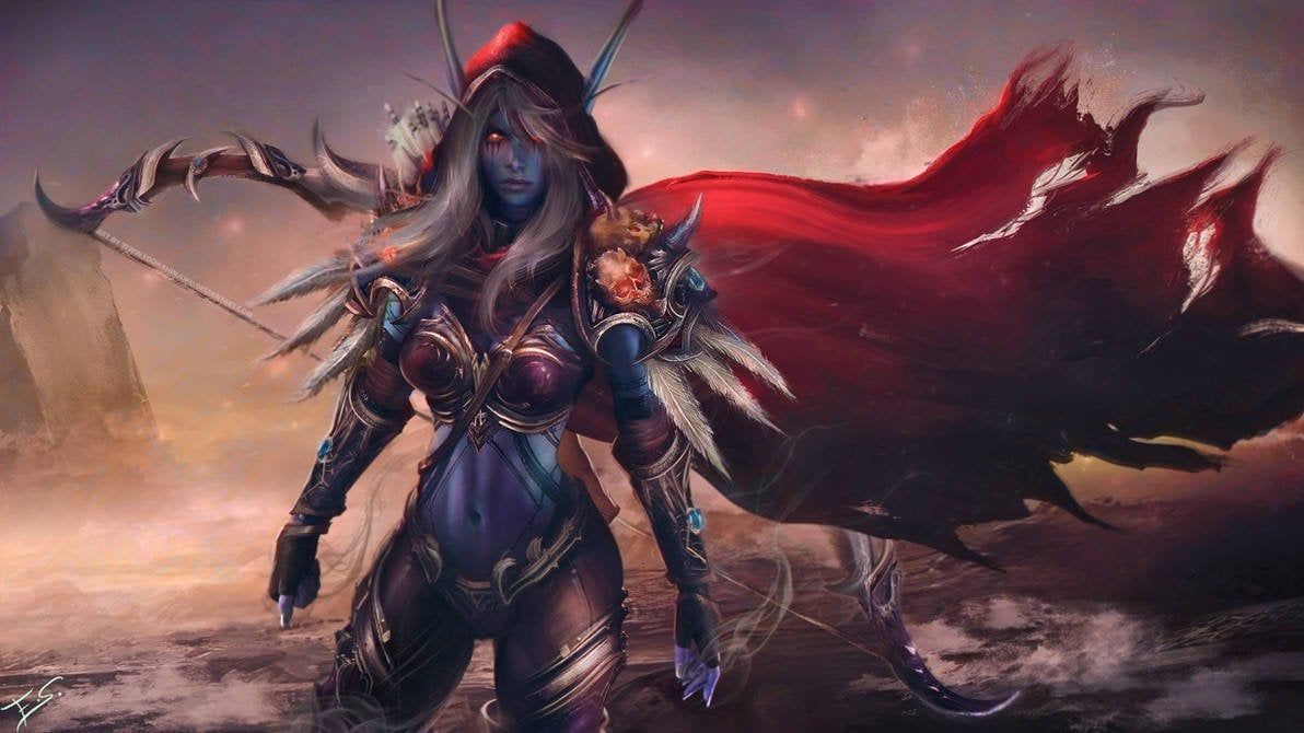 1192x670 Sylvanas Windrunner Wallpaper Art