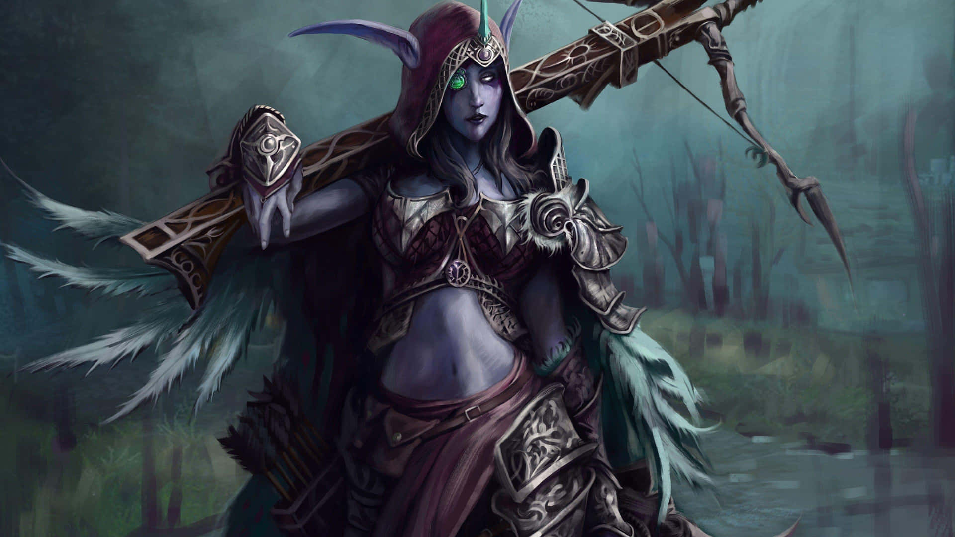 1920x1080 Sylvanas Windrunner Wallpaper