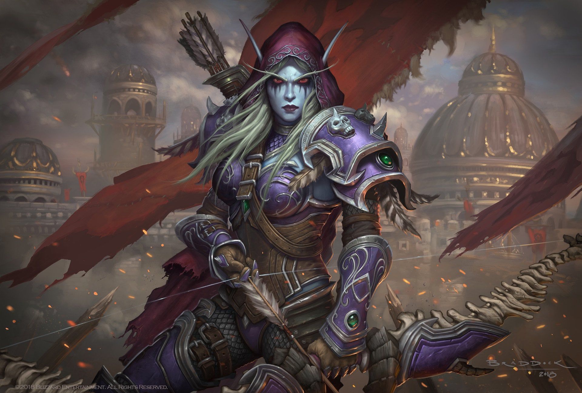 1920x1299 Dark Lady Sylvanas Windrunner Blizzard Art By Eric Braddock