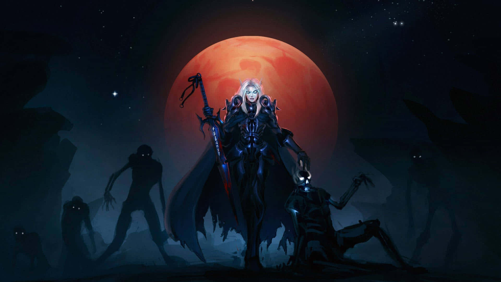 1920x1080 Sylvanas Windrunner Wallpaper