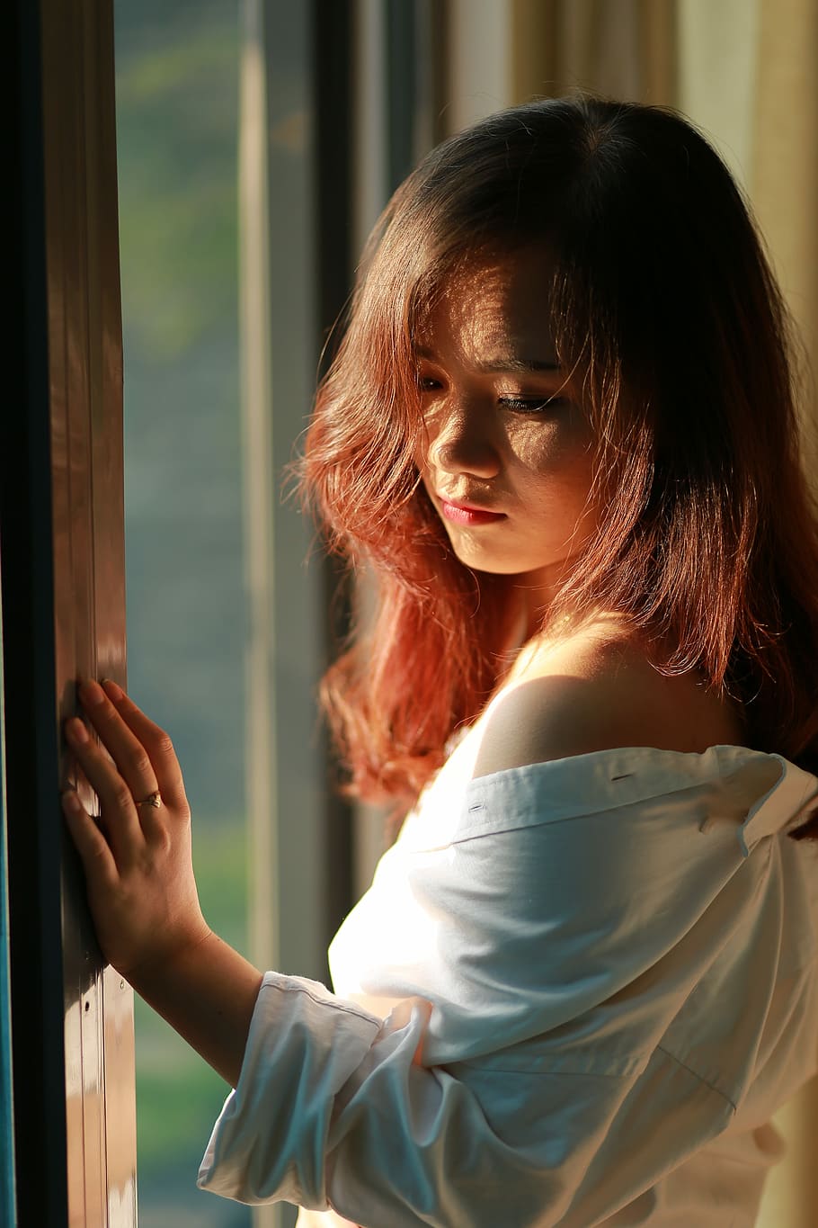 910x1365 Japanese model 1080P, 2K, 4K, 5K HD wallpaper free download