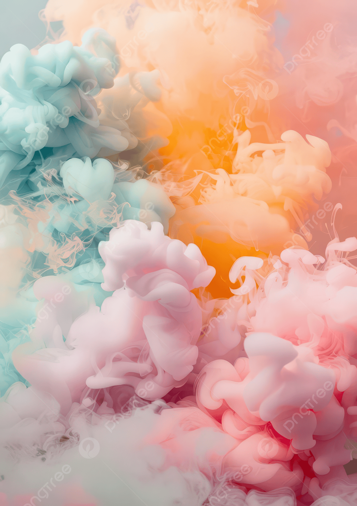 1200x1697 A Colorful Swirl Of Pastel Smoke Creating An Abstract Dreamy Atmosphere Background Wallpaper Image For Free Download