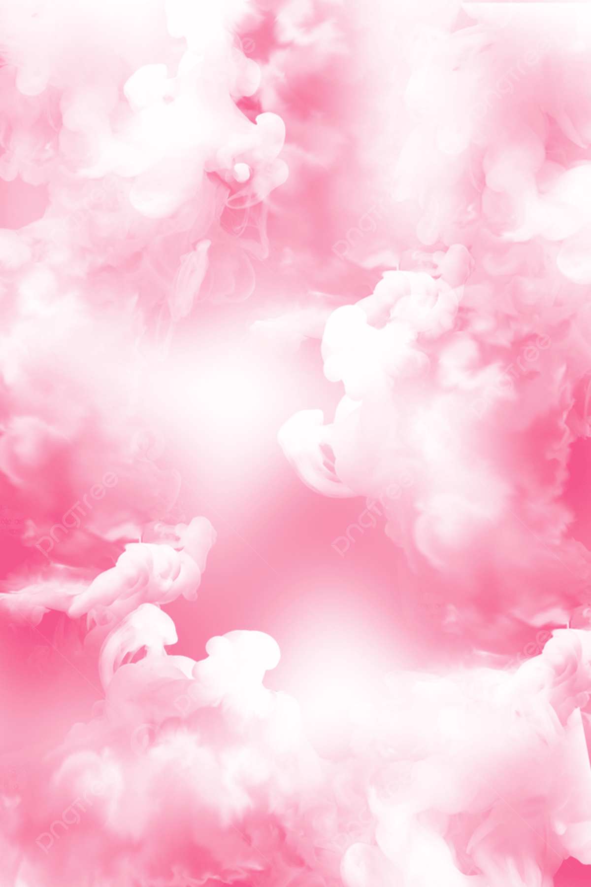 1200x1799 Pink Smoke Rendering Stereoscopic Background Wallpaper Image For Free Download