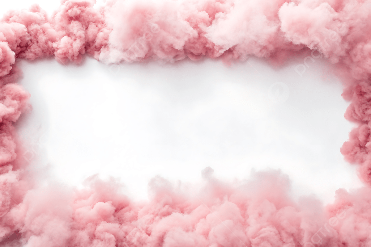 1200x800 Light Pink Smoke Frame On White Background With Empty Center, Light Pink Smoke, Smoke Border Effect, Realistic Smoke Overlay Background Image And Wallpaper for Free Download