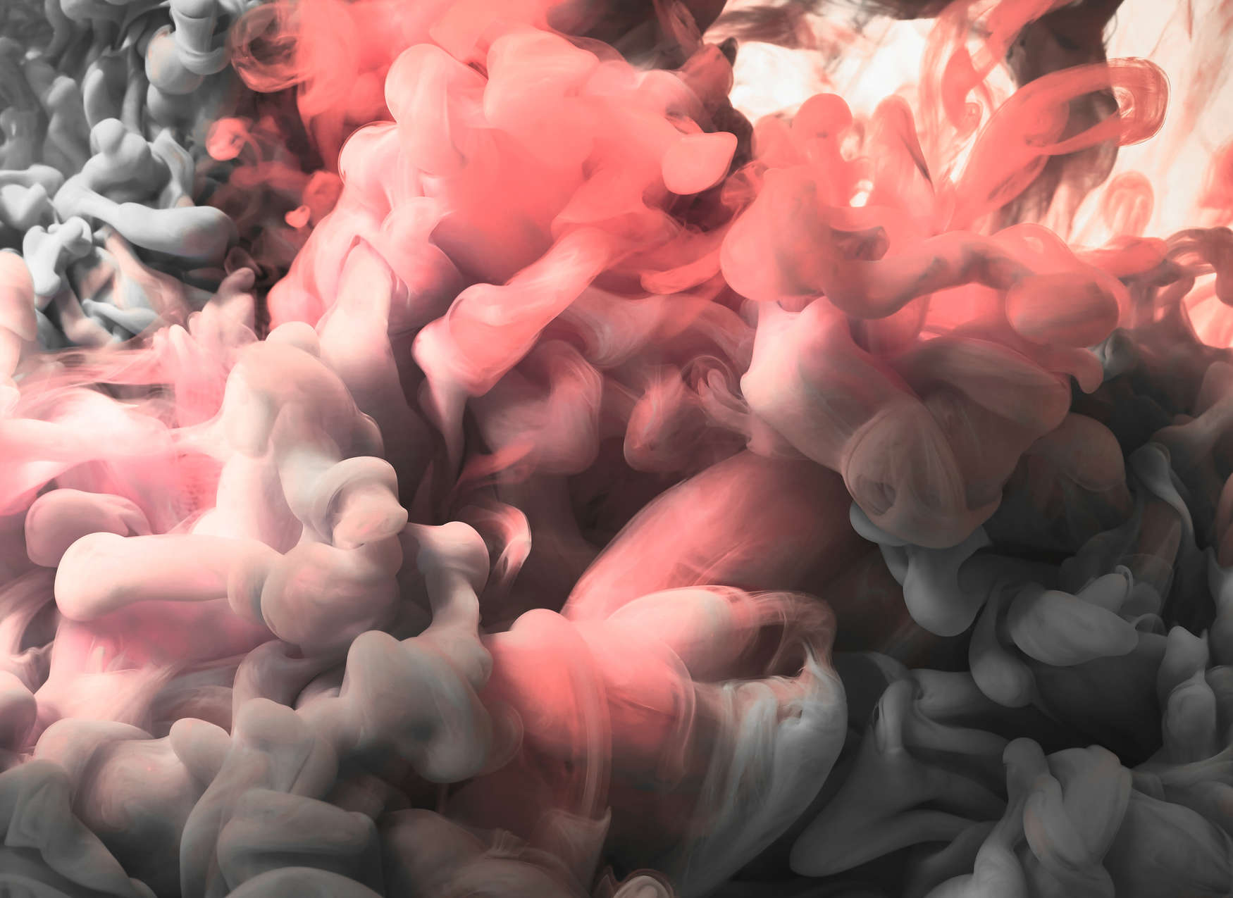 1750x1275 Coloured Smoke Wallpaper, Grey, White