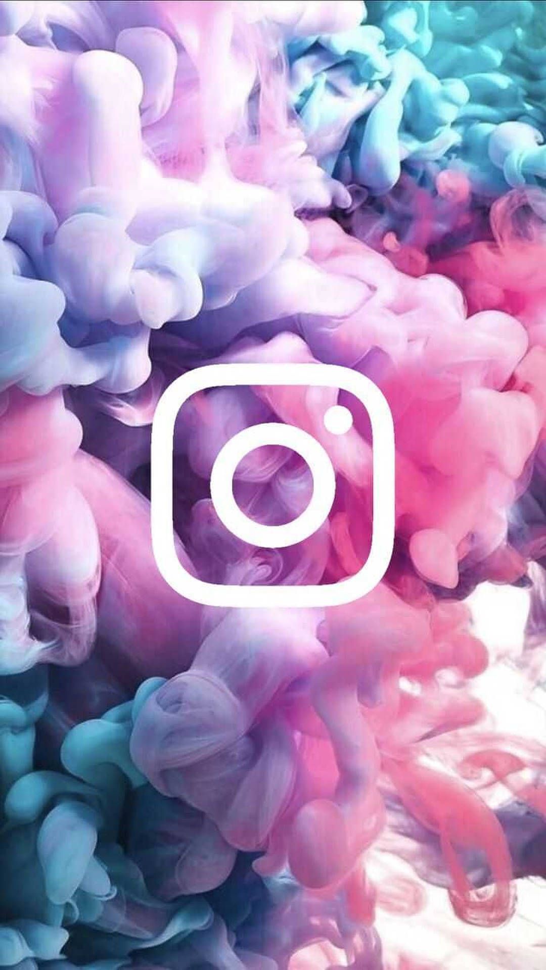 1080x1920 Download Pastel Smoke Instagram Logo Wallpaper
