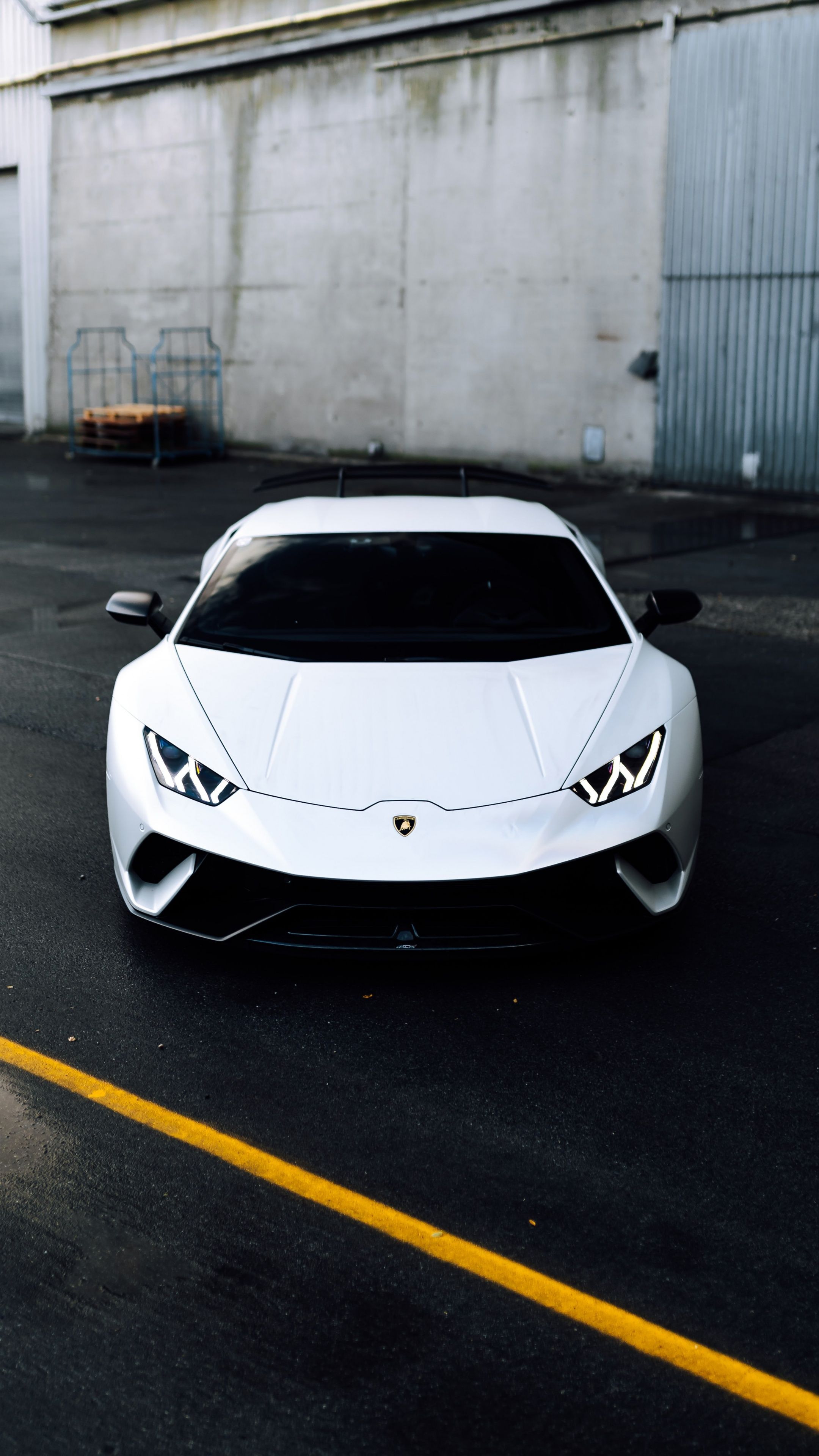 2160x3840 Lamborghini Huracan Wallpaper 4K, White cars
