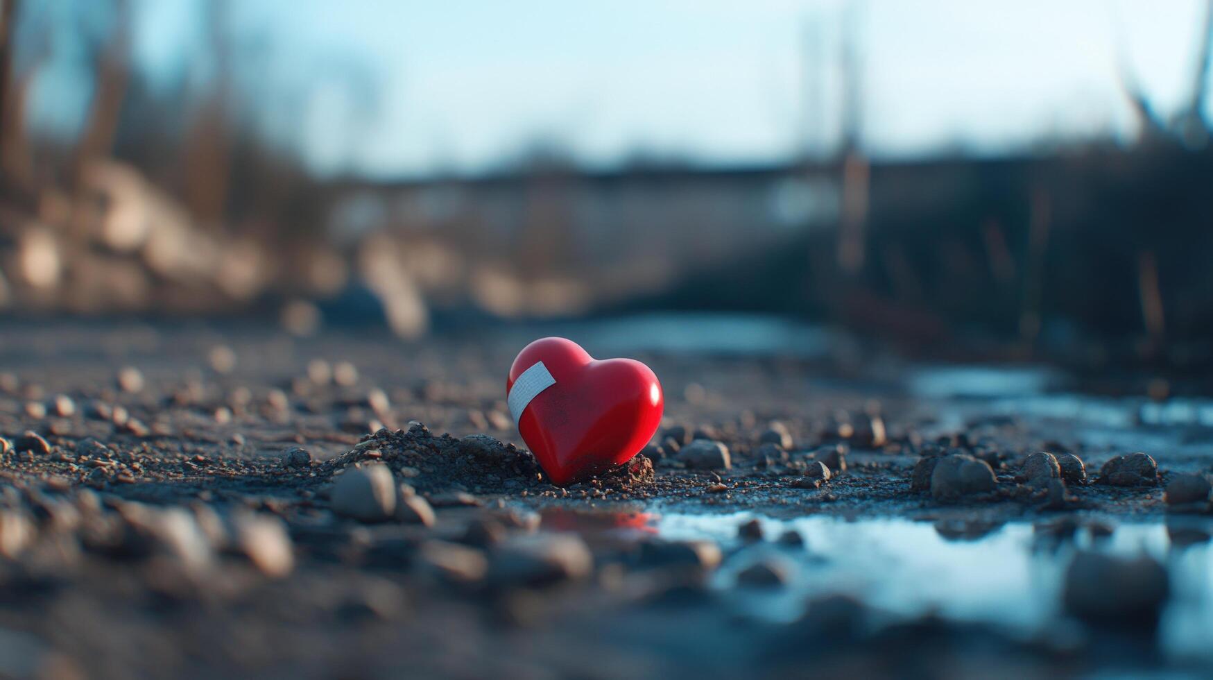 1749x980 Heart with bandage symbolizing healing and protection
