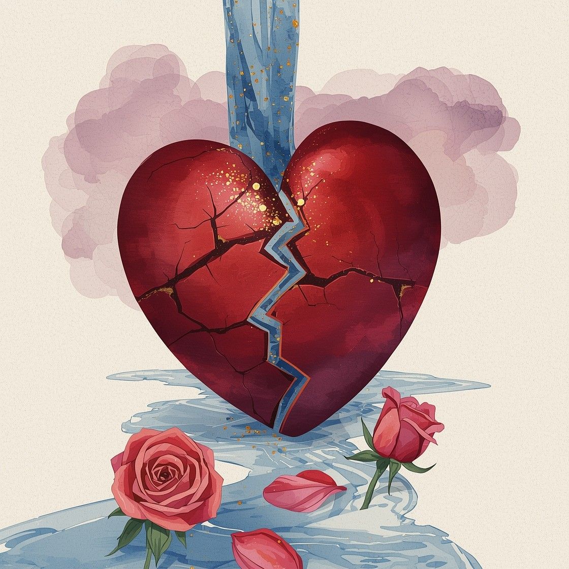 1120x1120 Free Broken Beautiful Heart Image, Broken, Kintsugi