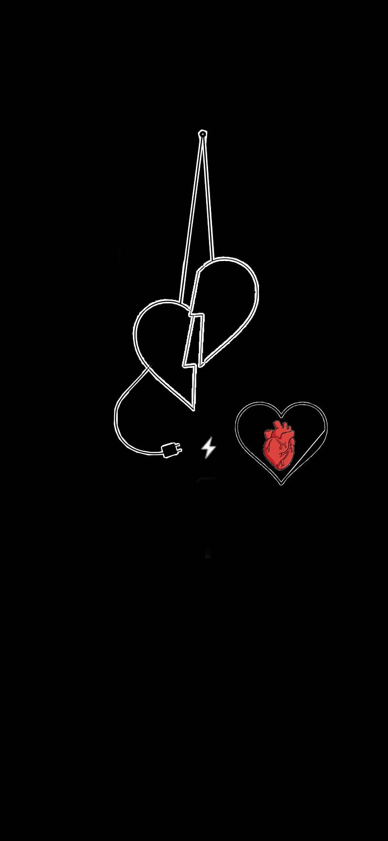 800x1733 HD healing a broken heart wallpaper