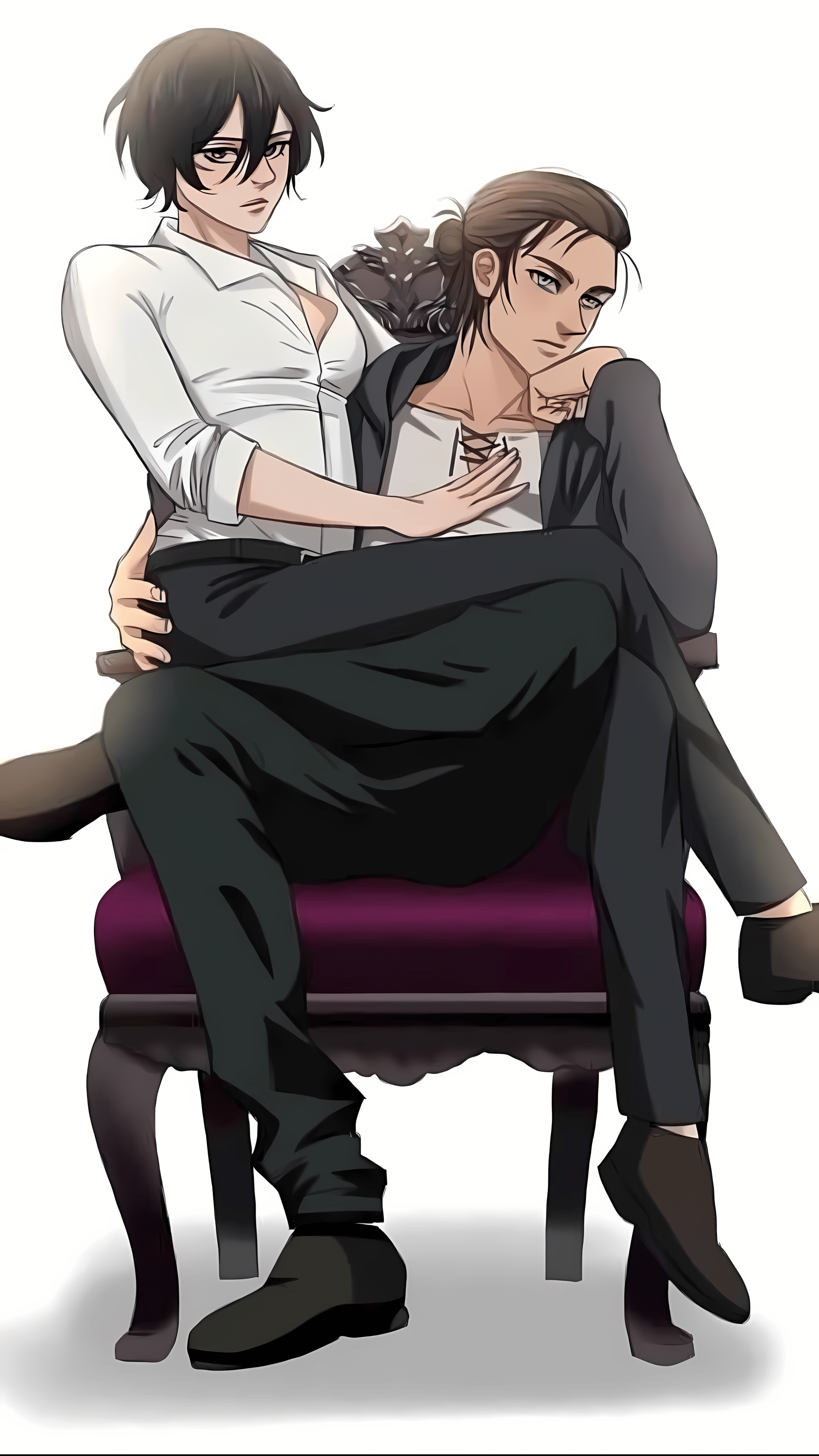 1920x3413 Eren & Mikasa