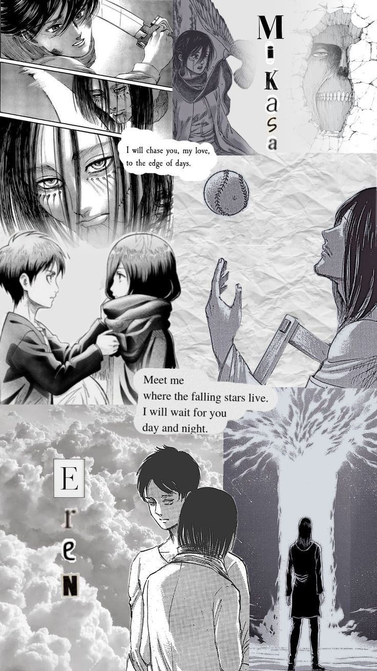 736x1308 Mikasa and Eren #eremika #erenjaeger #mikasaackerman #attackontitan