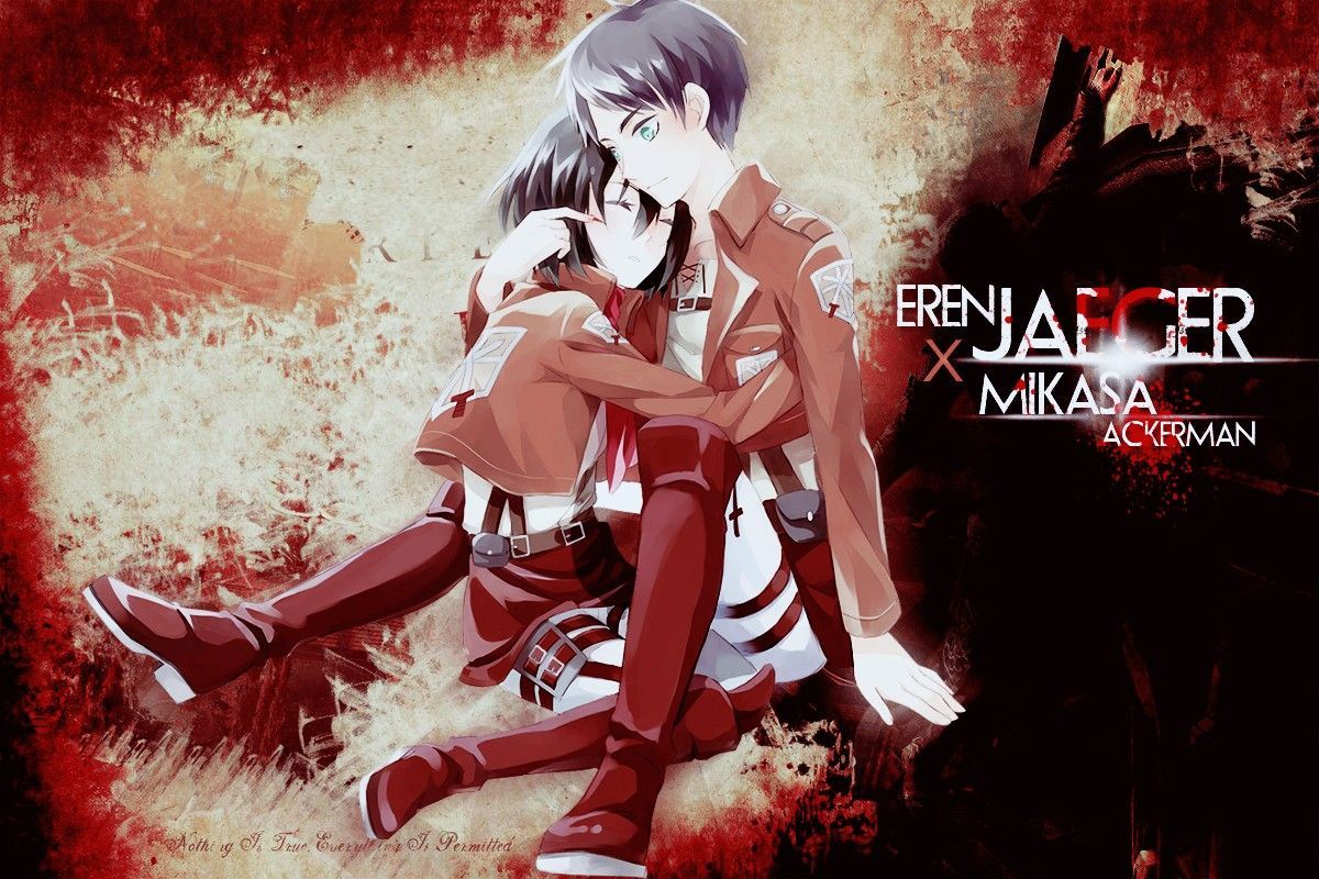 1200x800 Eren Mikasa Desktop Wallpaper