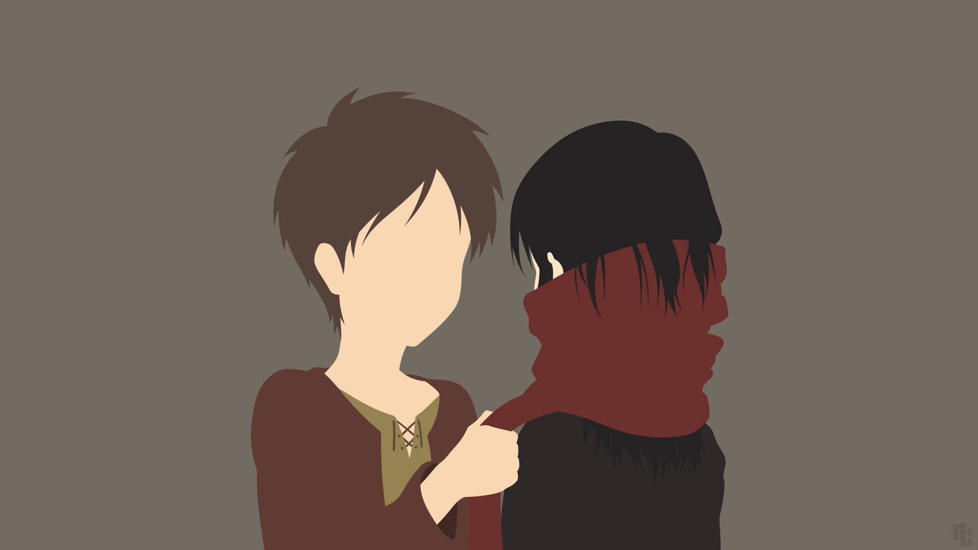 1920x1080 Eren Yeager Background