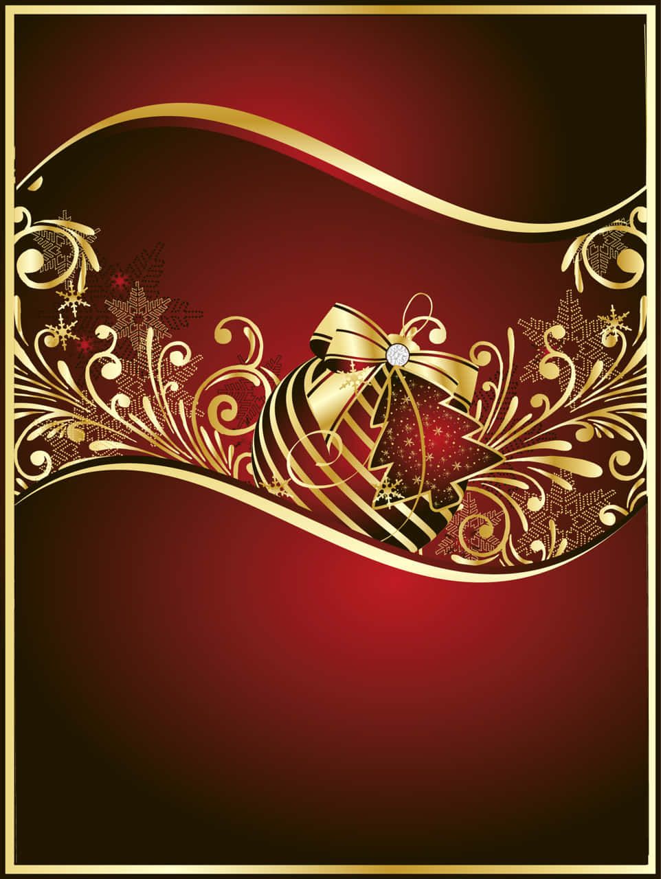 962x1280 Download A warm, glowing red and gold background brings a sense of royal luxury to your home or office