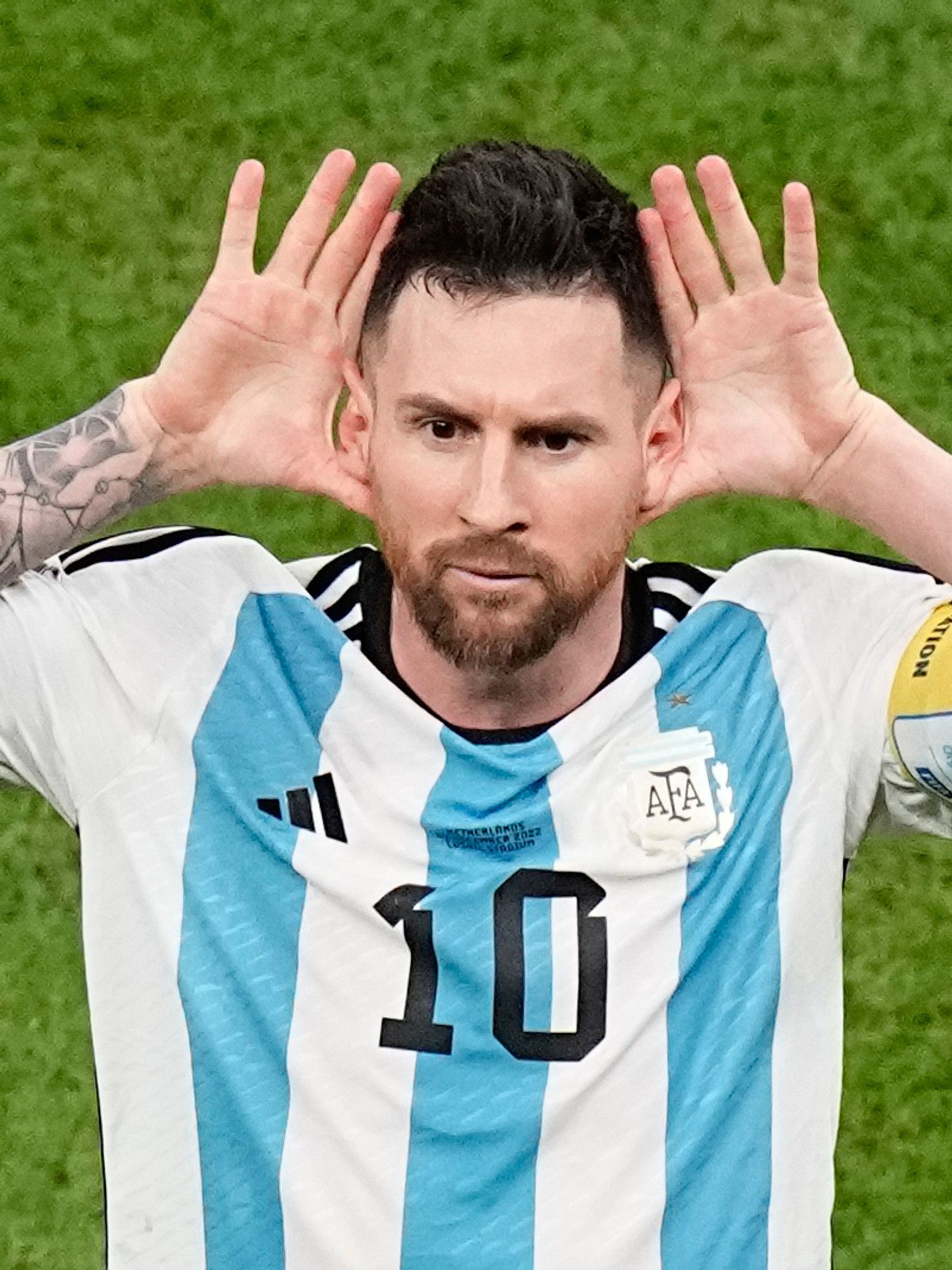 1440x1921 Messi Vs Netherlands Wallpaper