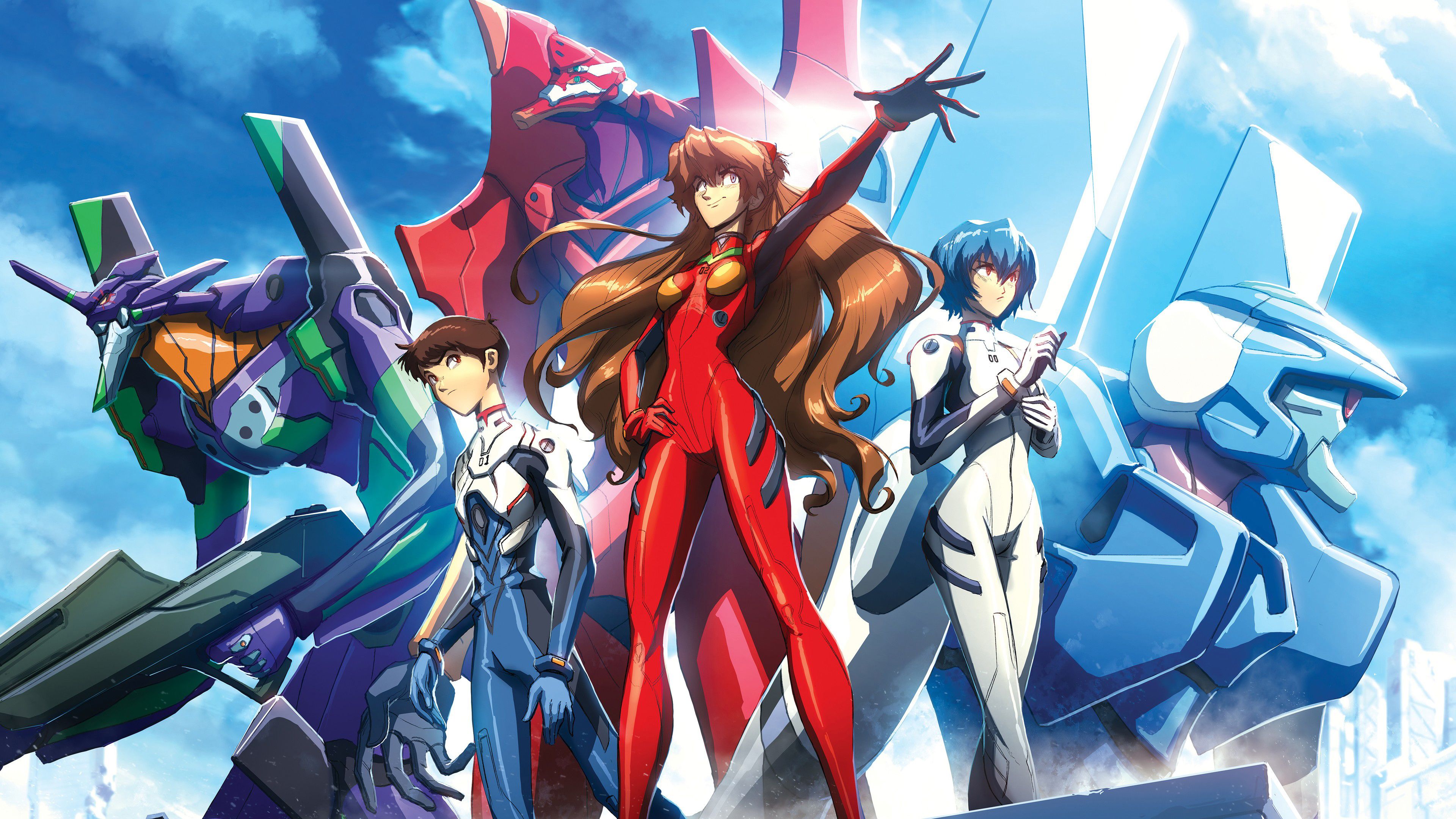 3840x2160 Neon Genesis Evangelion Wallpaper 4K, Artwork