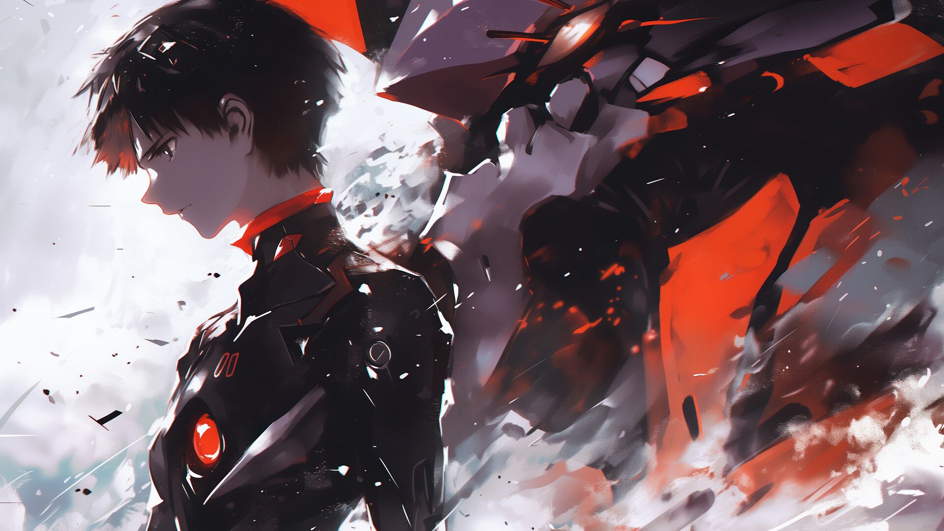 1920x1080 Evangelion Shinji Wallpaper 4K HD PC g