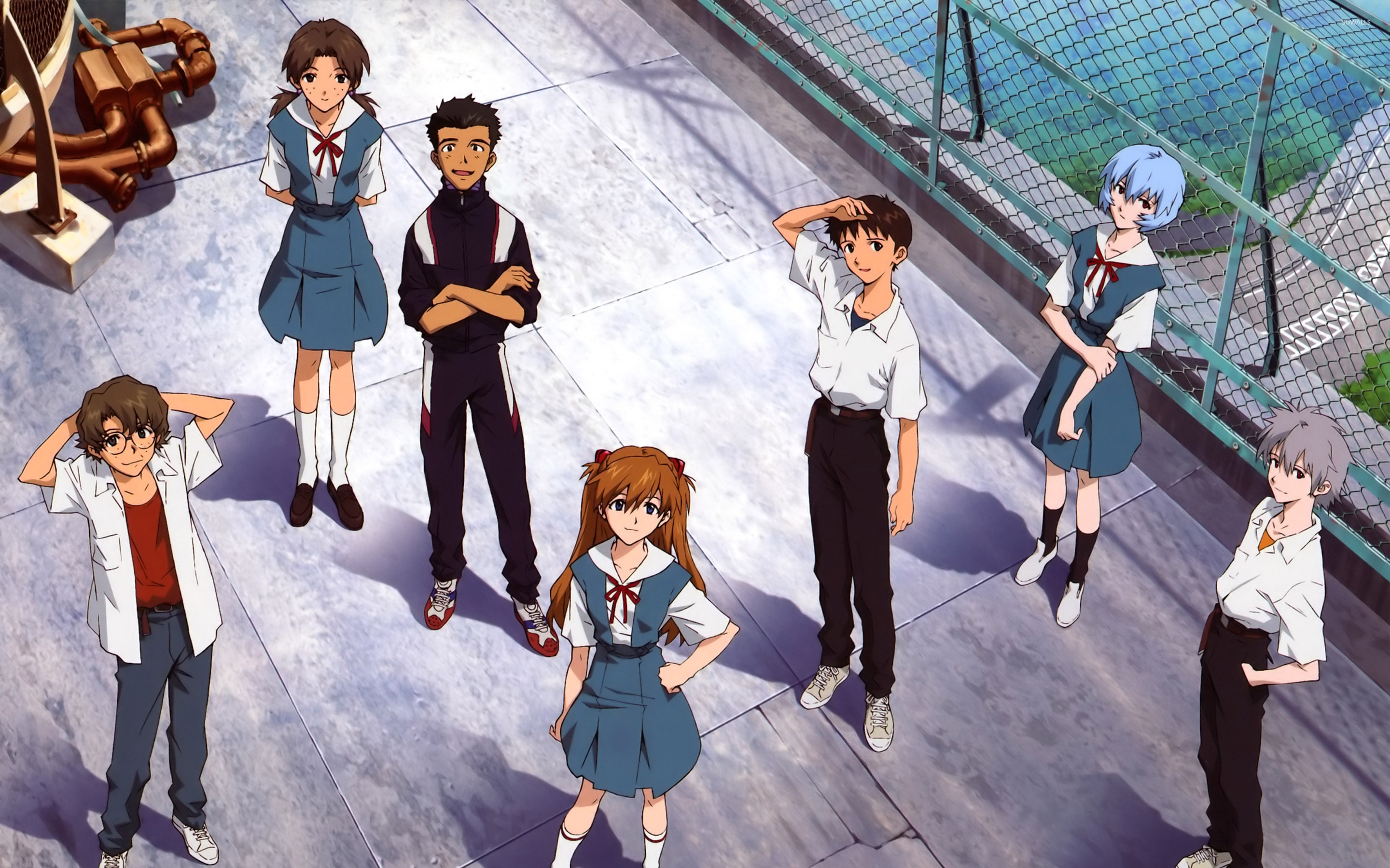 2880x1800 Download wallpaper for 2560x1440 resolution. Neon Genesis Evangelion, classic anime