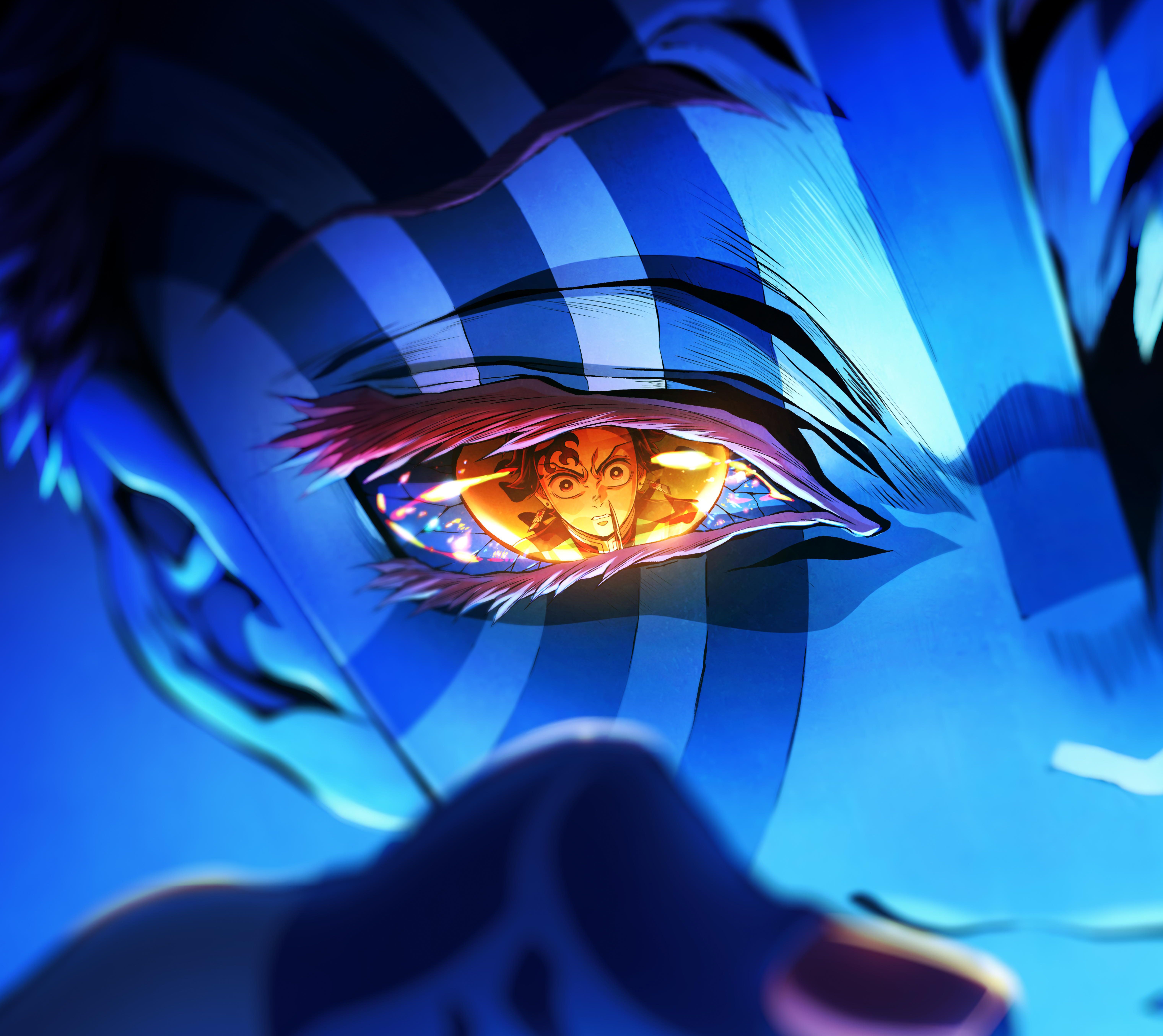 6082x5416 Tanjiro Kamado Wallpaper 4K, Akaza