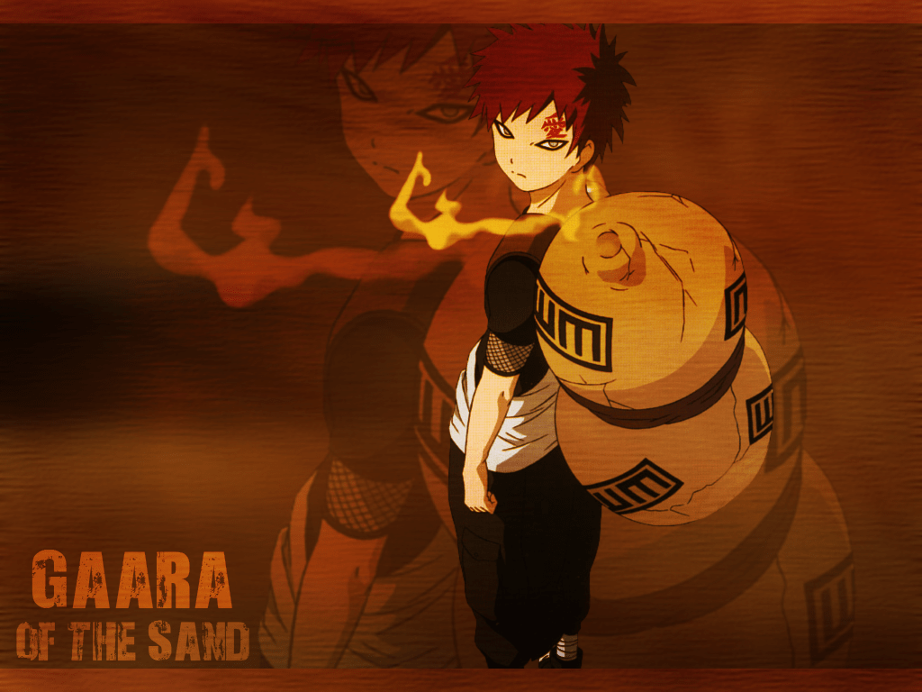 1024x768 Gaara And Naruto Wallpaper