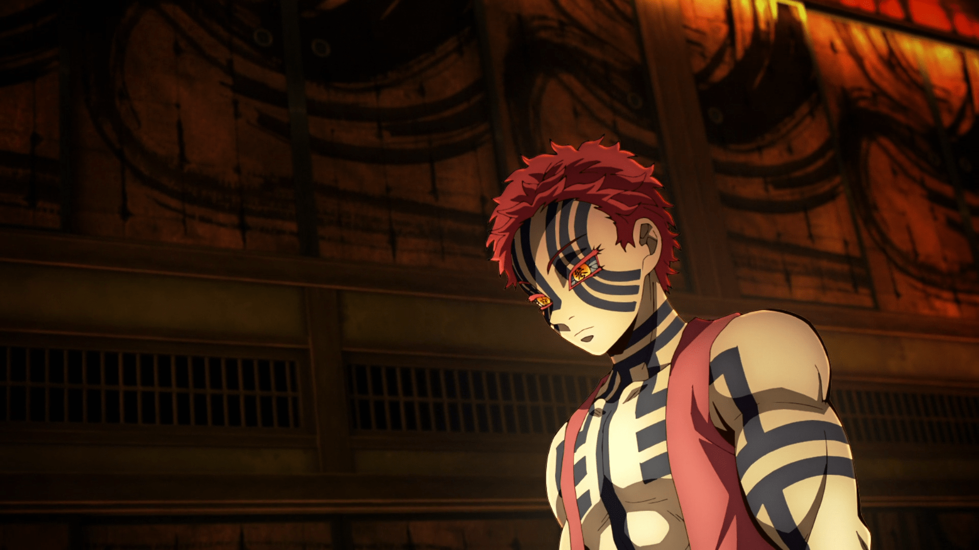 1920x1080 Akaza (Demon Slayer: Kimetsu No Yaiba) Wallpaper and Background: Free HD Download