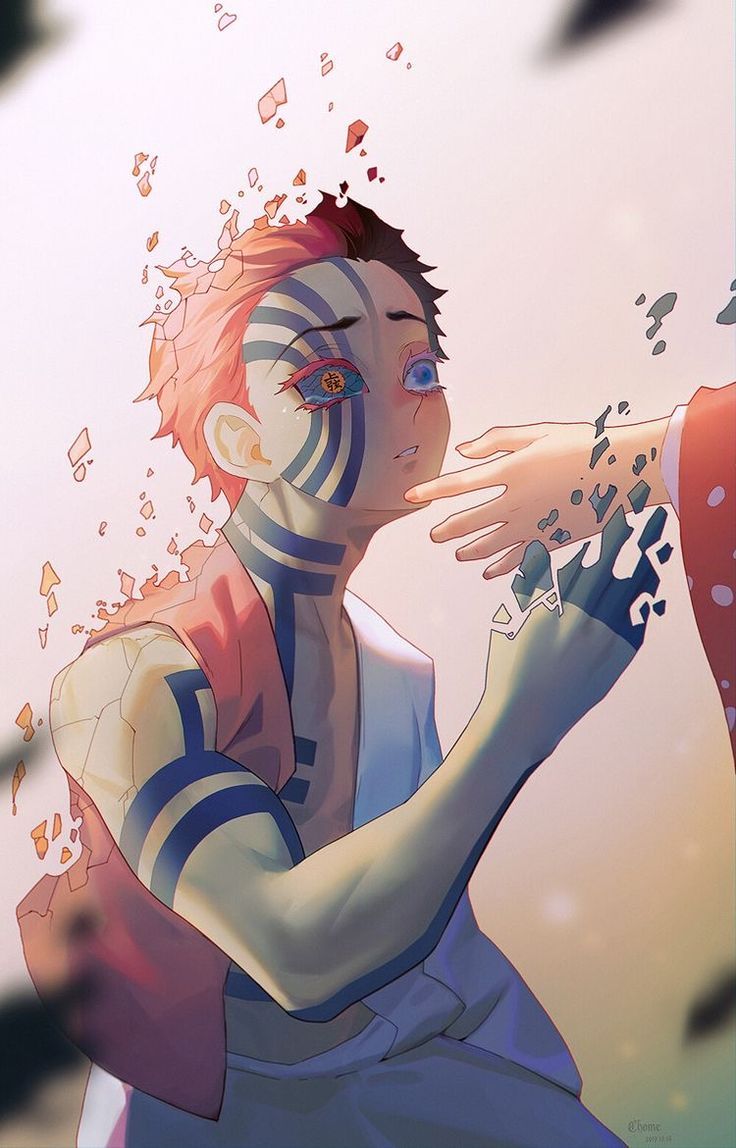 736x1148 Akaza. Demon Slayer Anime Character Image. Акира, Парни из аниме, Мультипликационные рисунки