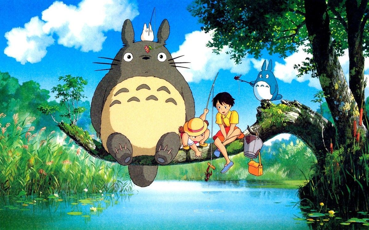 1200x750 My Neighbor TOTORO Miyazaki Japanese Anime Ghibli Large Wall2 Poster A4 A2 A1 A0