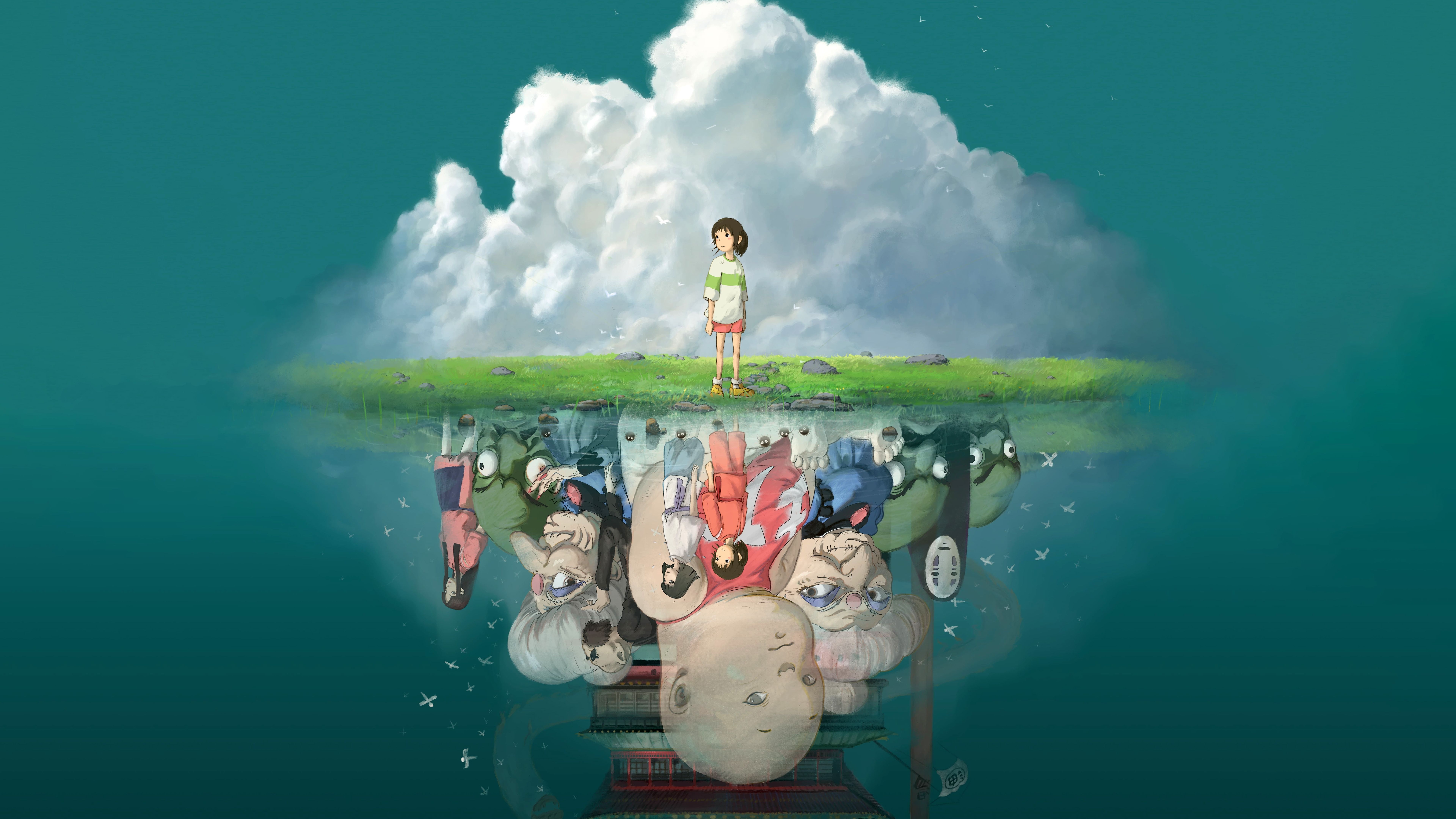 7680x4320 Studio Ghibli Wallpaper 4K, Animation movies, 5K, 8K