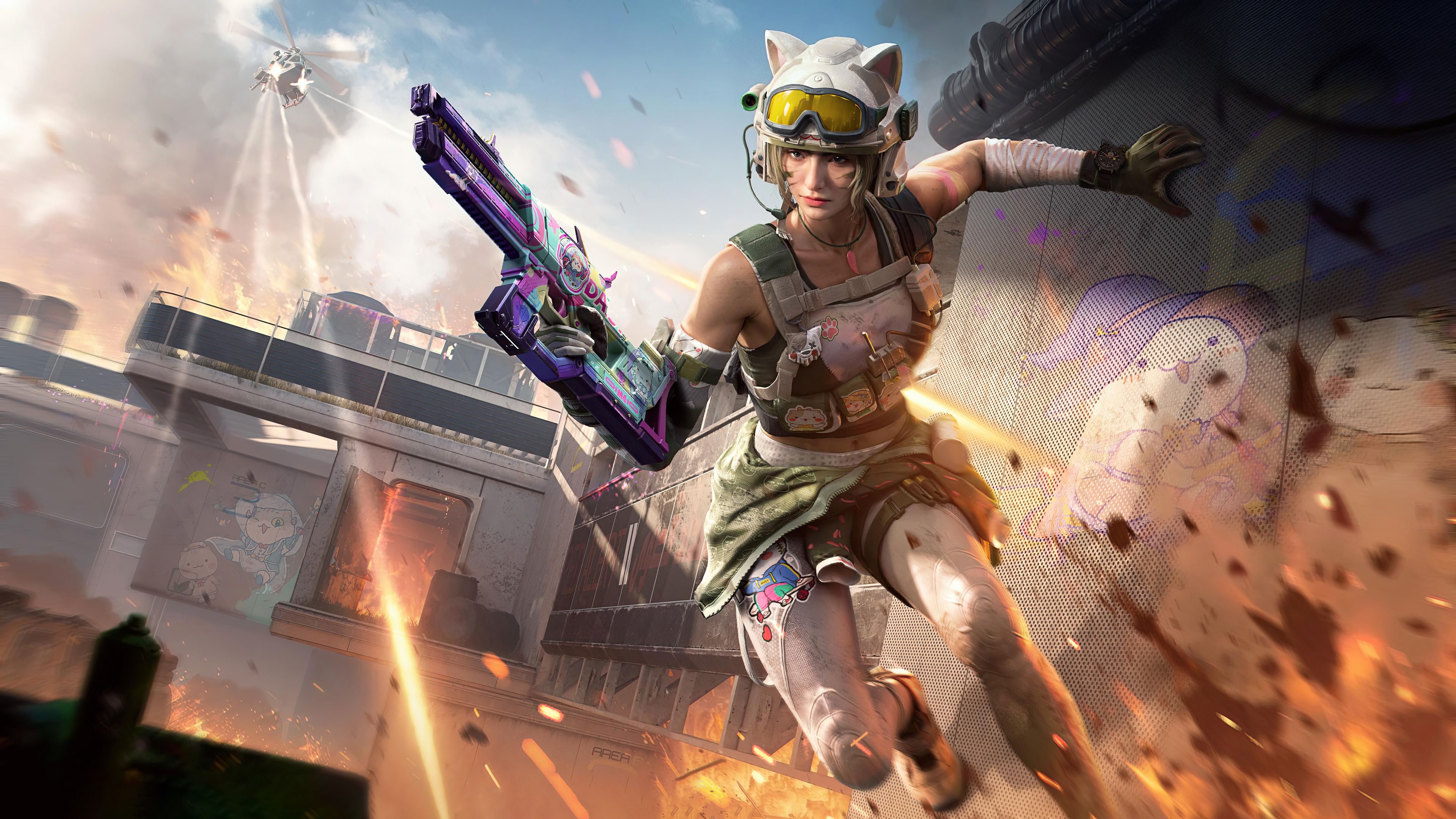 3840x2160 Call Of Duty Mobile X Each Meow Wallpaper, HD Games Wallpaper, 4k Wallpaper, Image, Background, Photos and Picture
