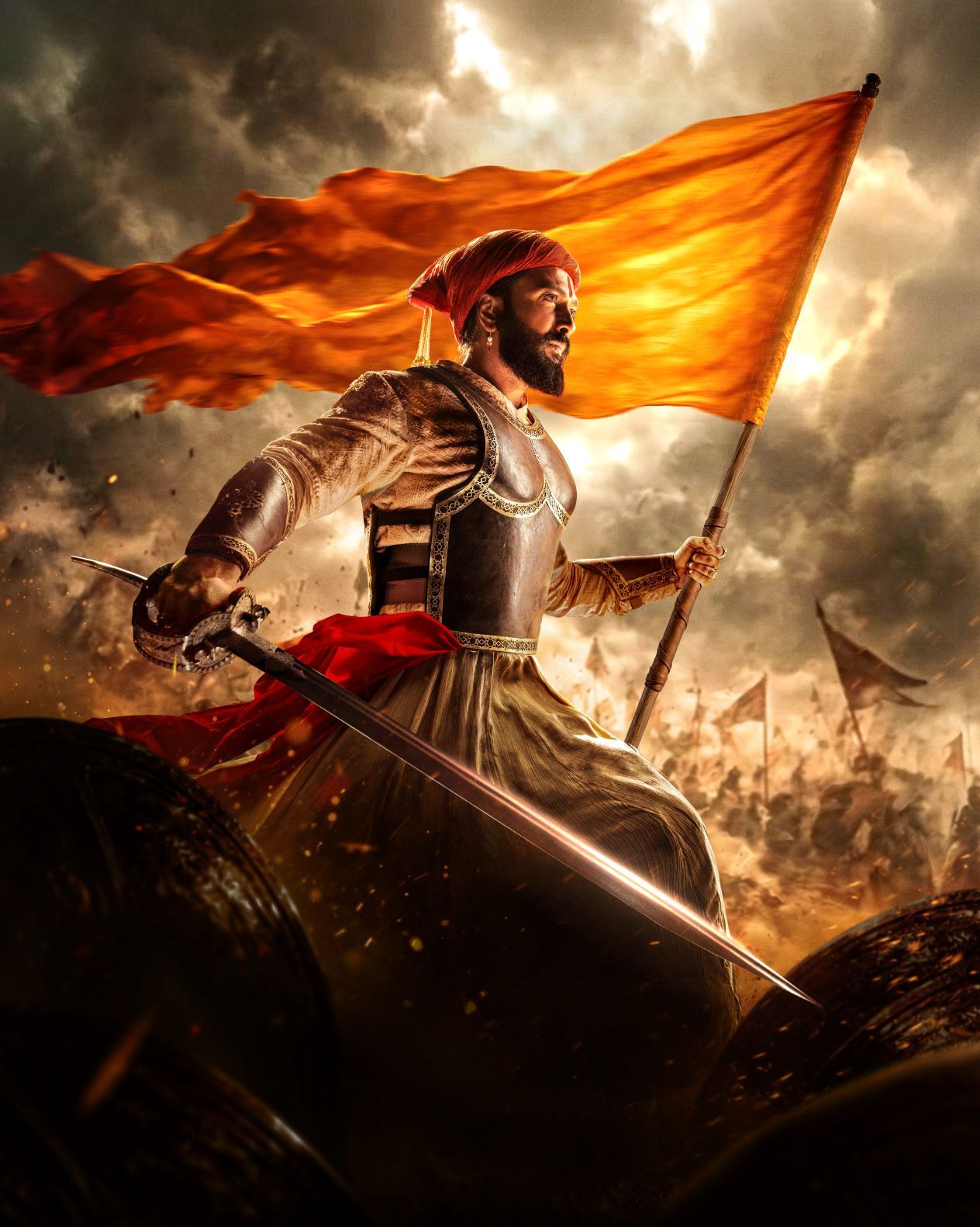 1264x1581 Riteish Deshmukh brings to life the legend of Chhatrapati Shivaji Maharaj in 'Raja Shivaji' first look