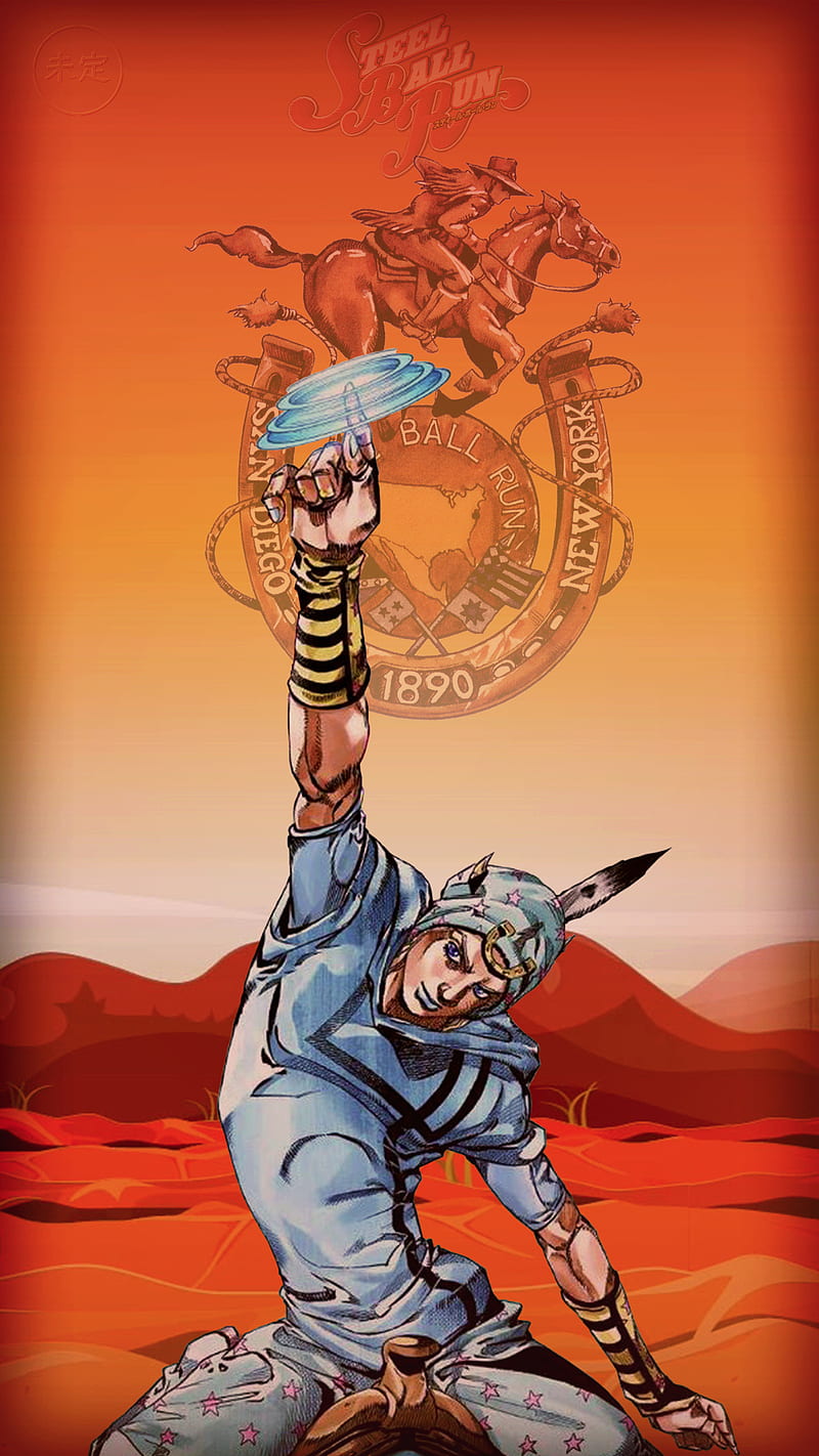 800x1422 Johnny joestar, jjba, jojo, sbr, steel ball run, HD phone wallpaper