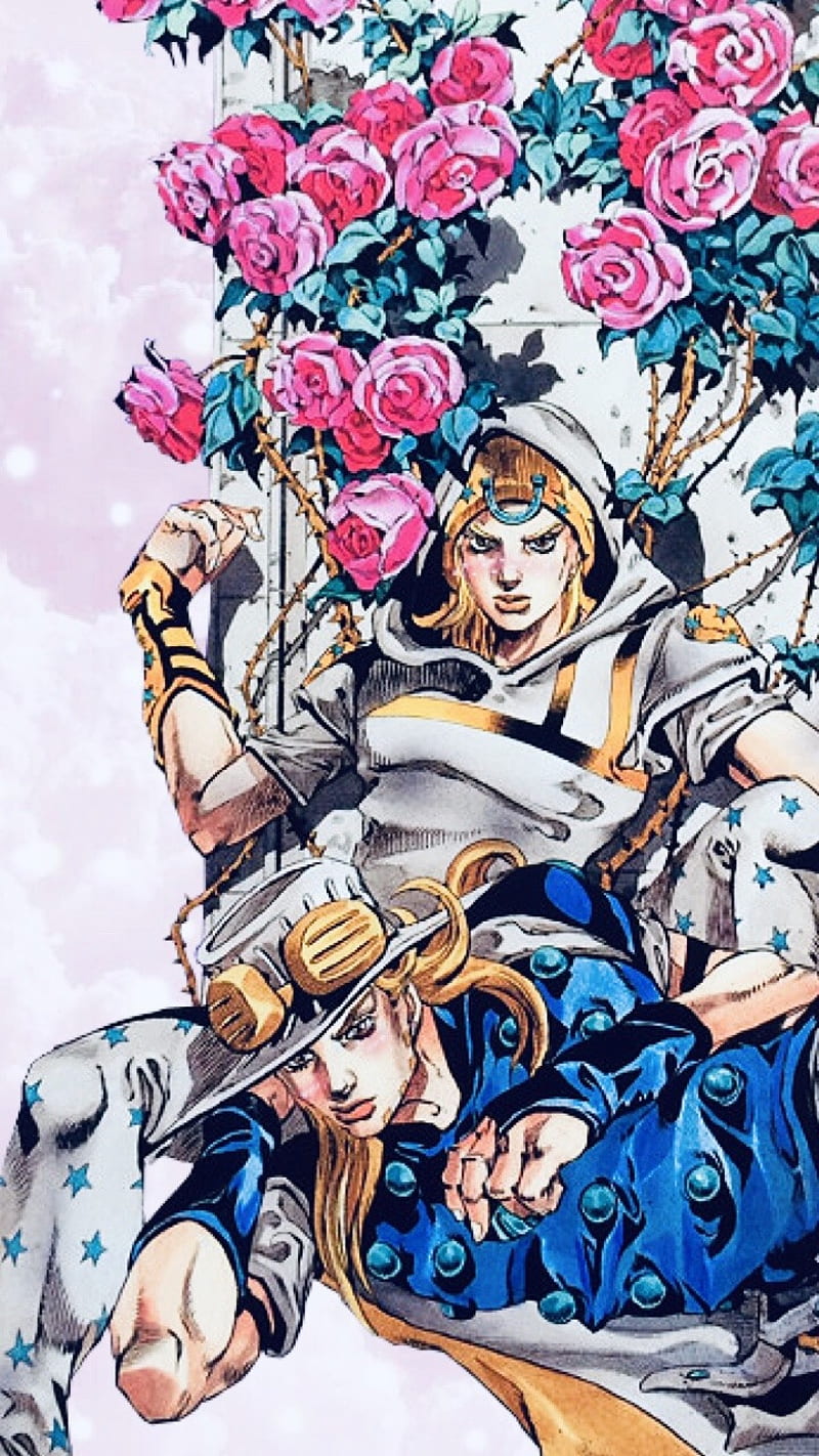 800x1422 Johnny and gyro, gyro zeppelin, johnny joestar, HD phone wallpaper