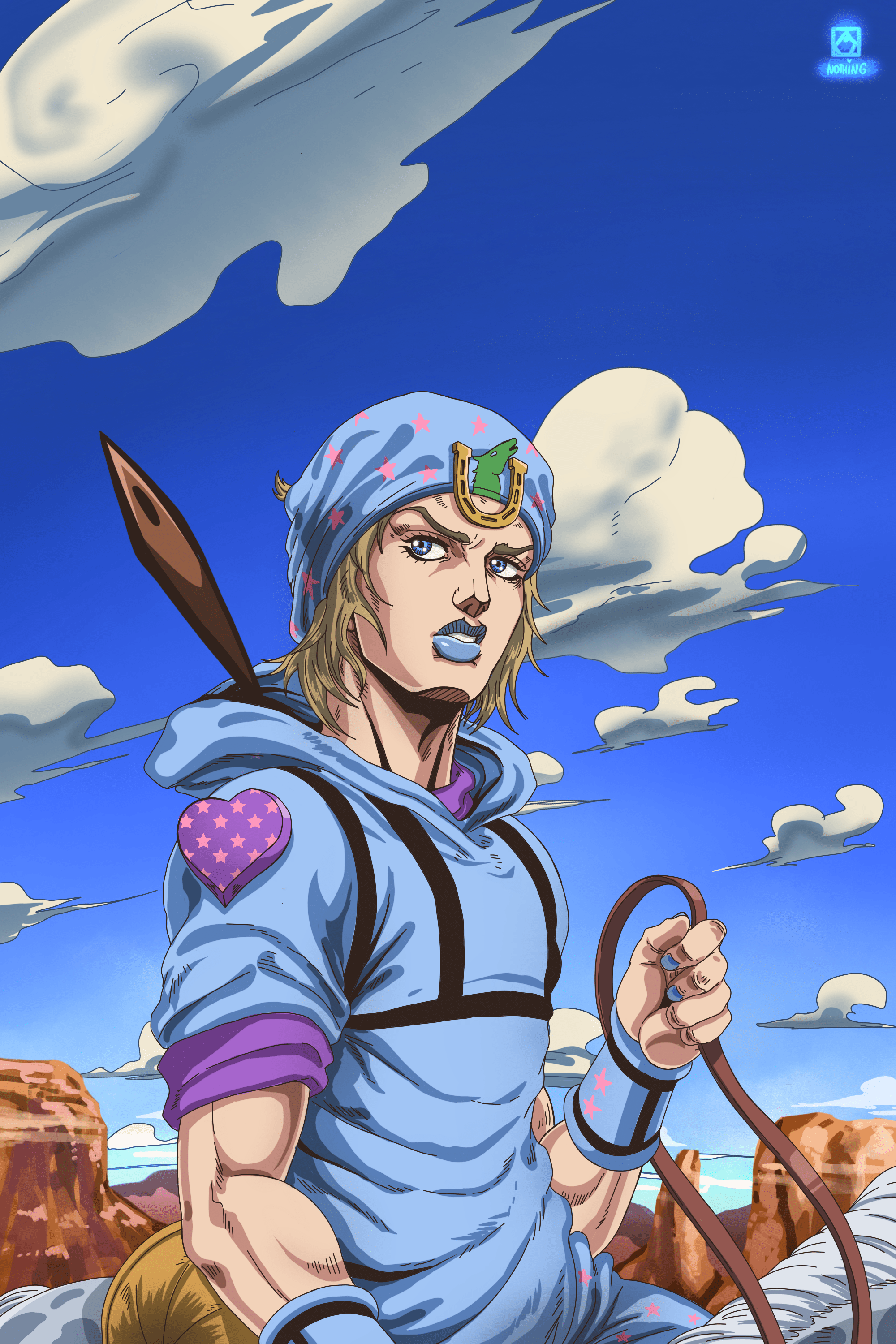 2000x3000 Johnny Joestar Anime Style (by me)