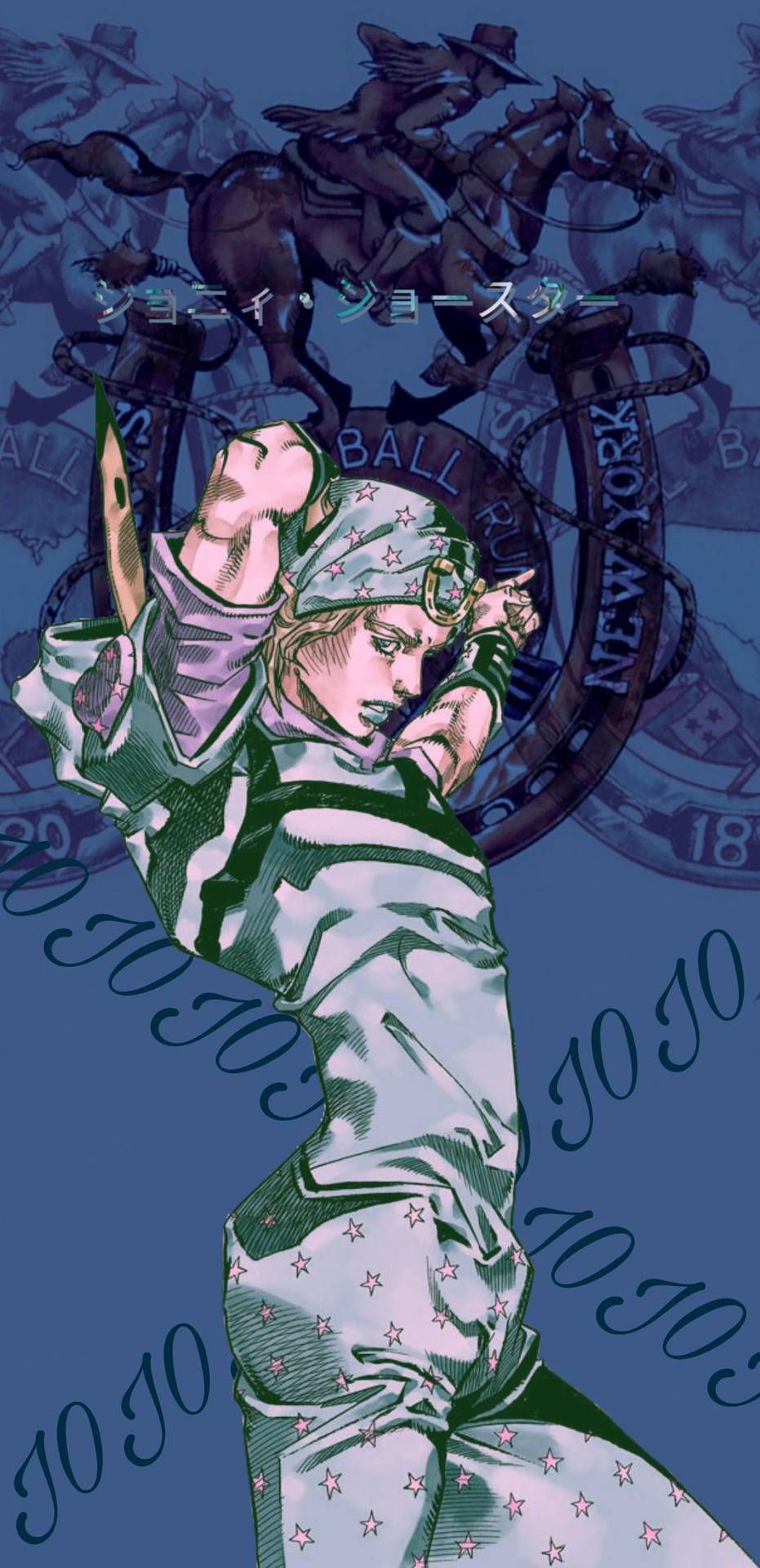 931x1920 Download Johnny Joestar Stylish Mobile Wallpaper