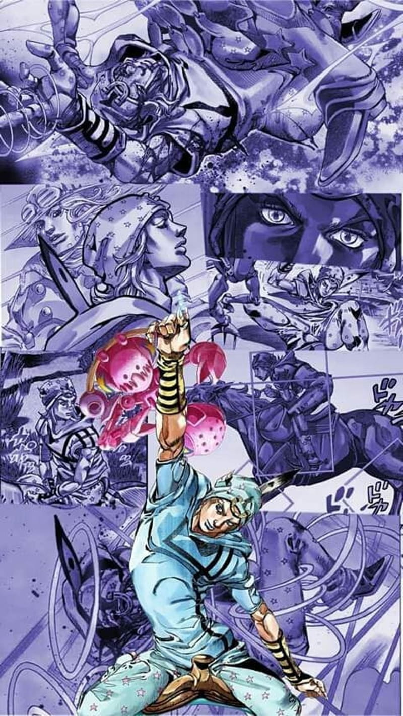 800x1422 Johnny Joestar, jojo, steelballrun, jjba, anime, HD phone wallpaper