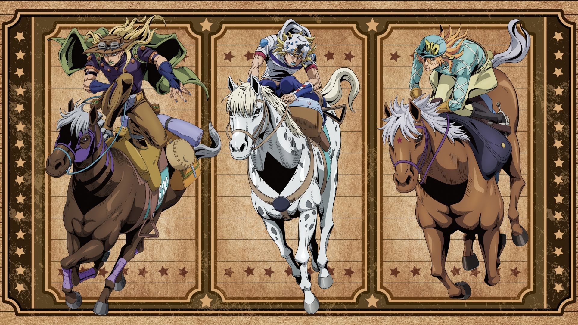 1920x1080 Steel Ball Run: JoJo's Bizarre Adventure Wallpaper 4K, Official, Anime poster