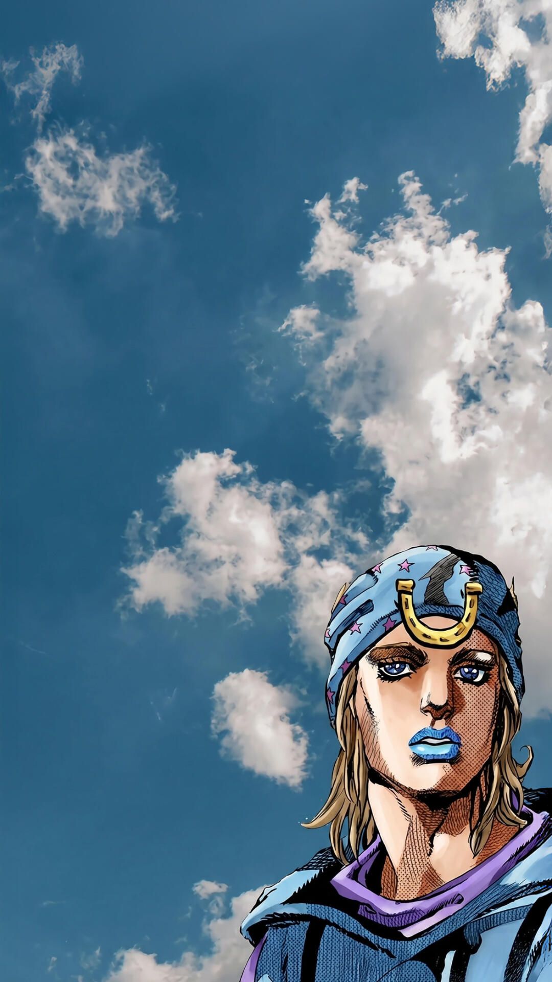 1080x1920 Johnny Joestar Sky Wallpaper