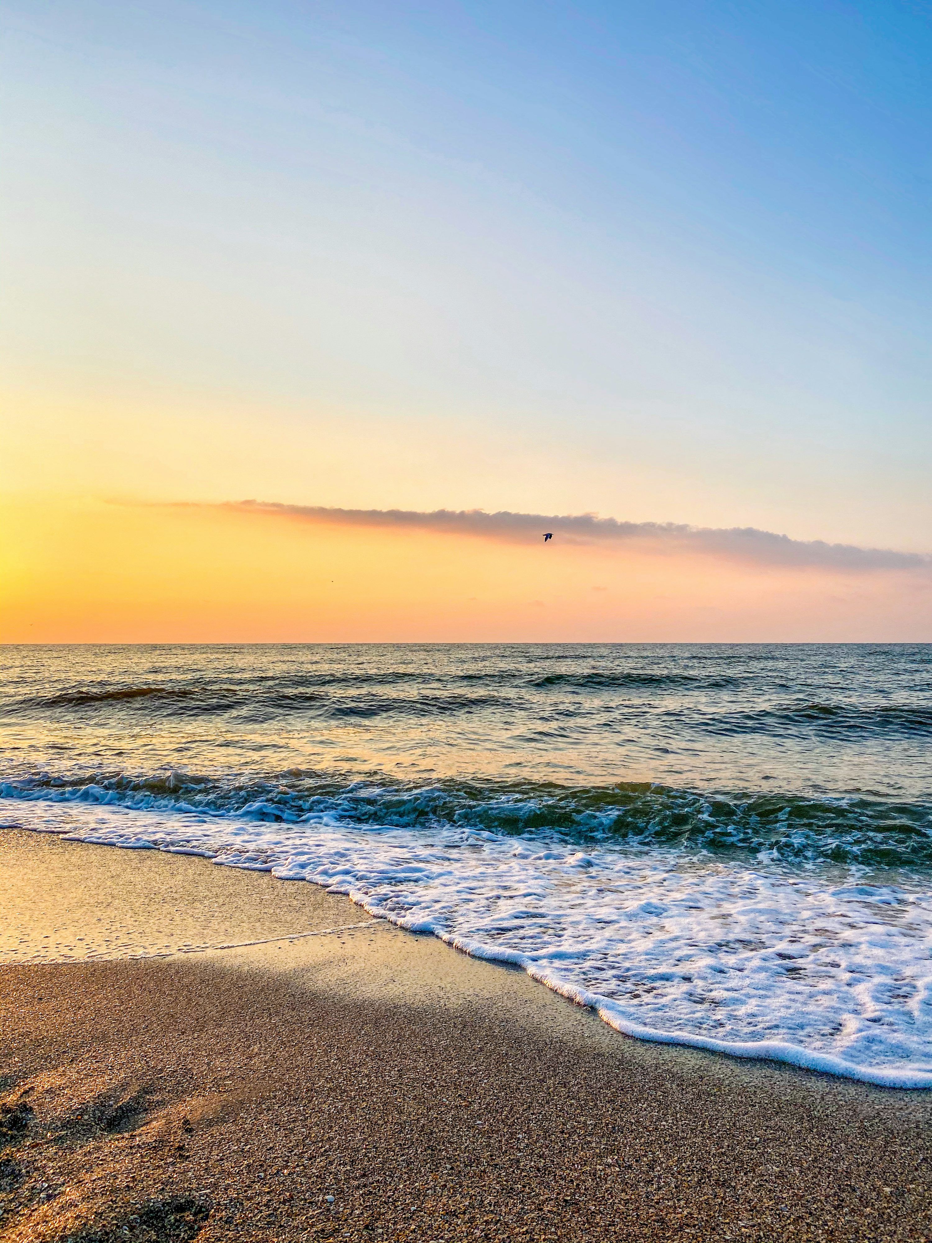 3000x4000 Morning Beach Picture. Download Free Image
