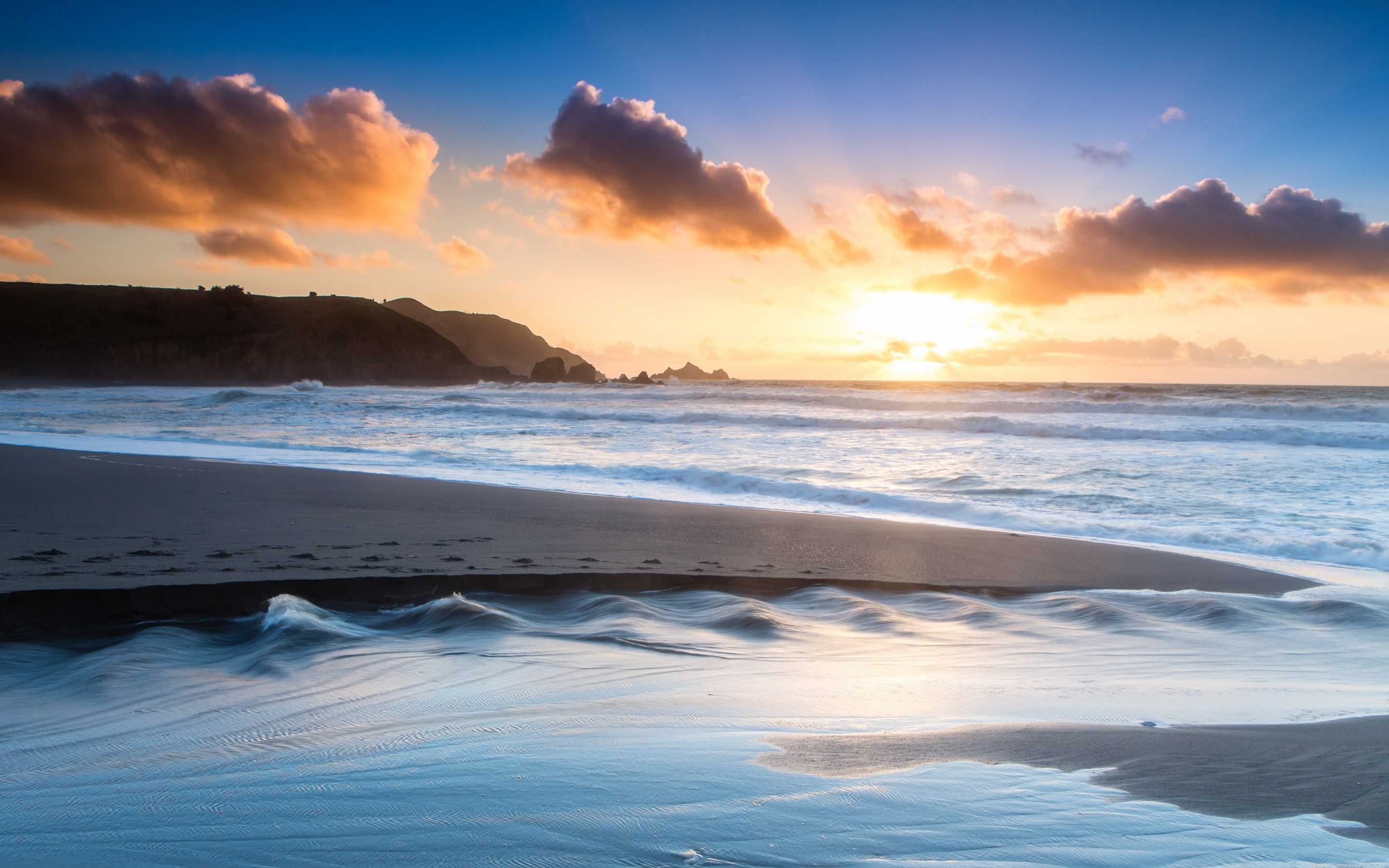 2880x1800 Ocean Morning Wallpaper