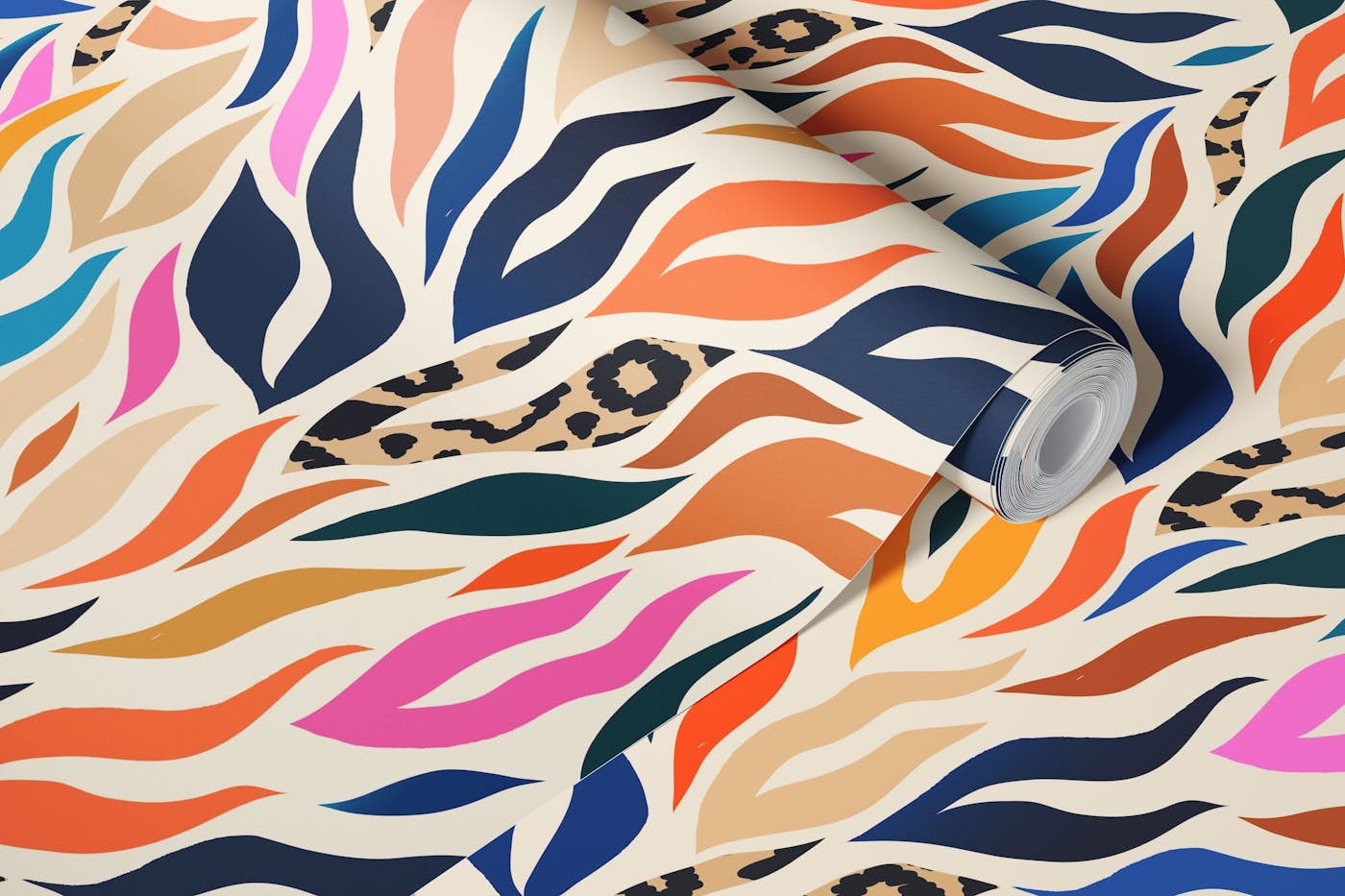 1400x933 Colorful Abstract Floral Wallpaper Design