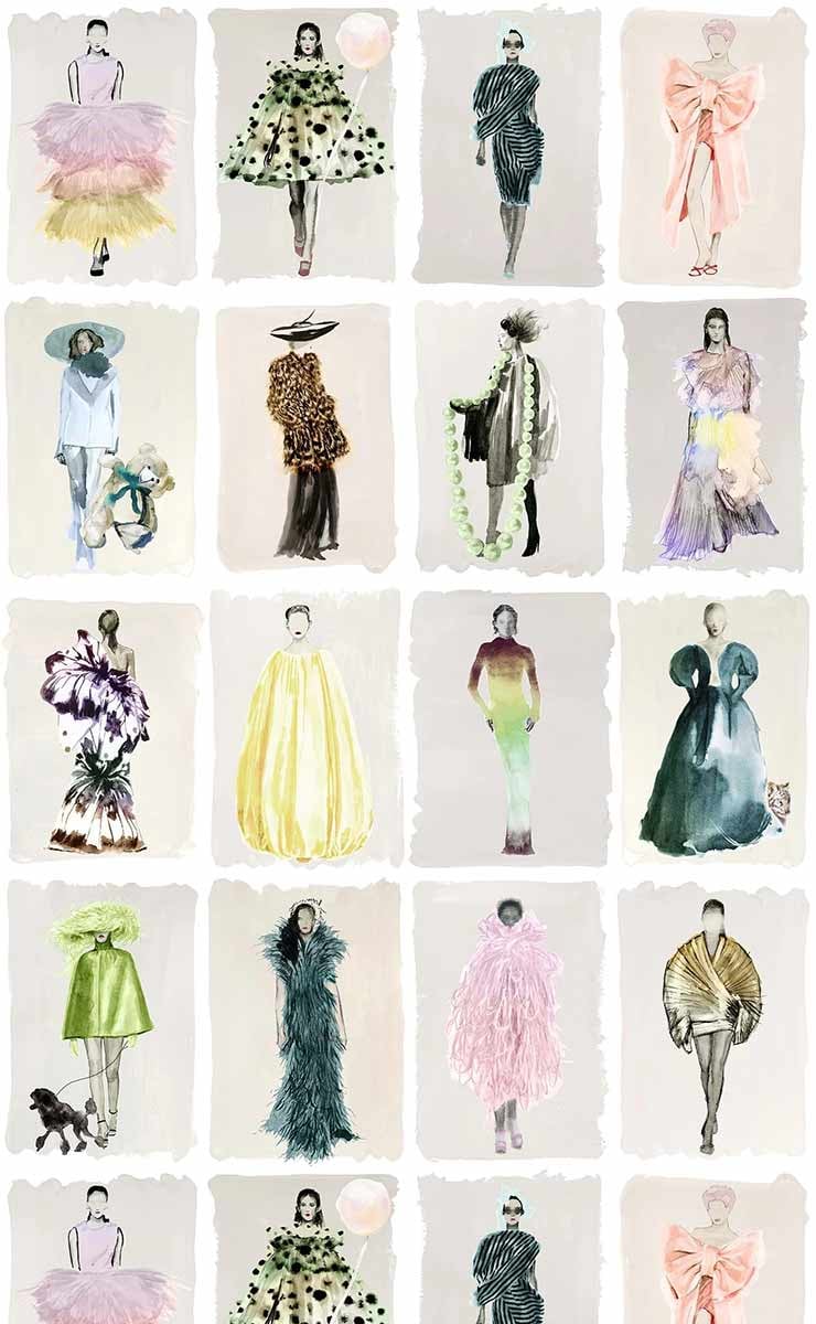 740x1200 Couture Carousel Wallpaper