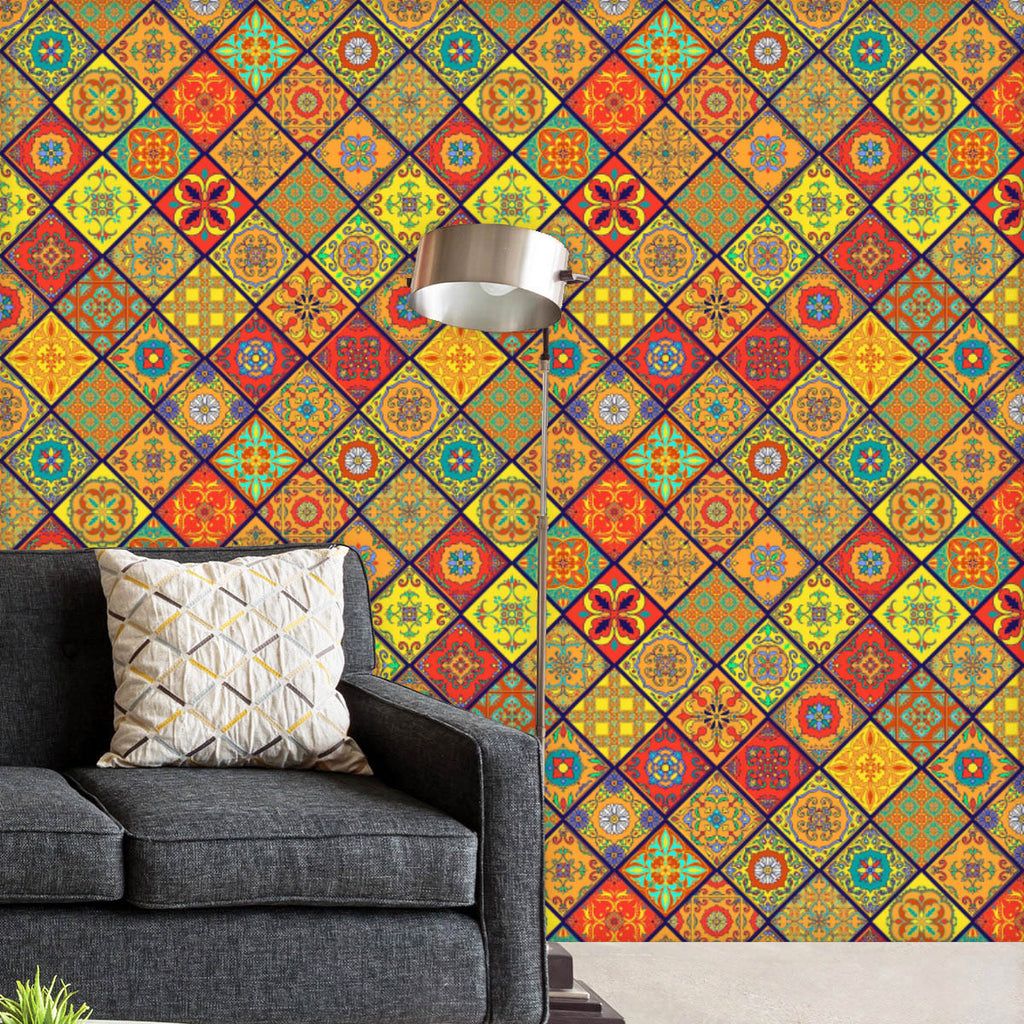 1024x1024 Mega Patchwork Pattern Wallpaper Roll