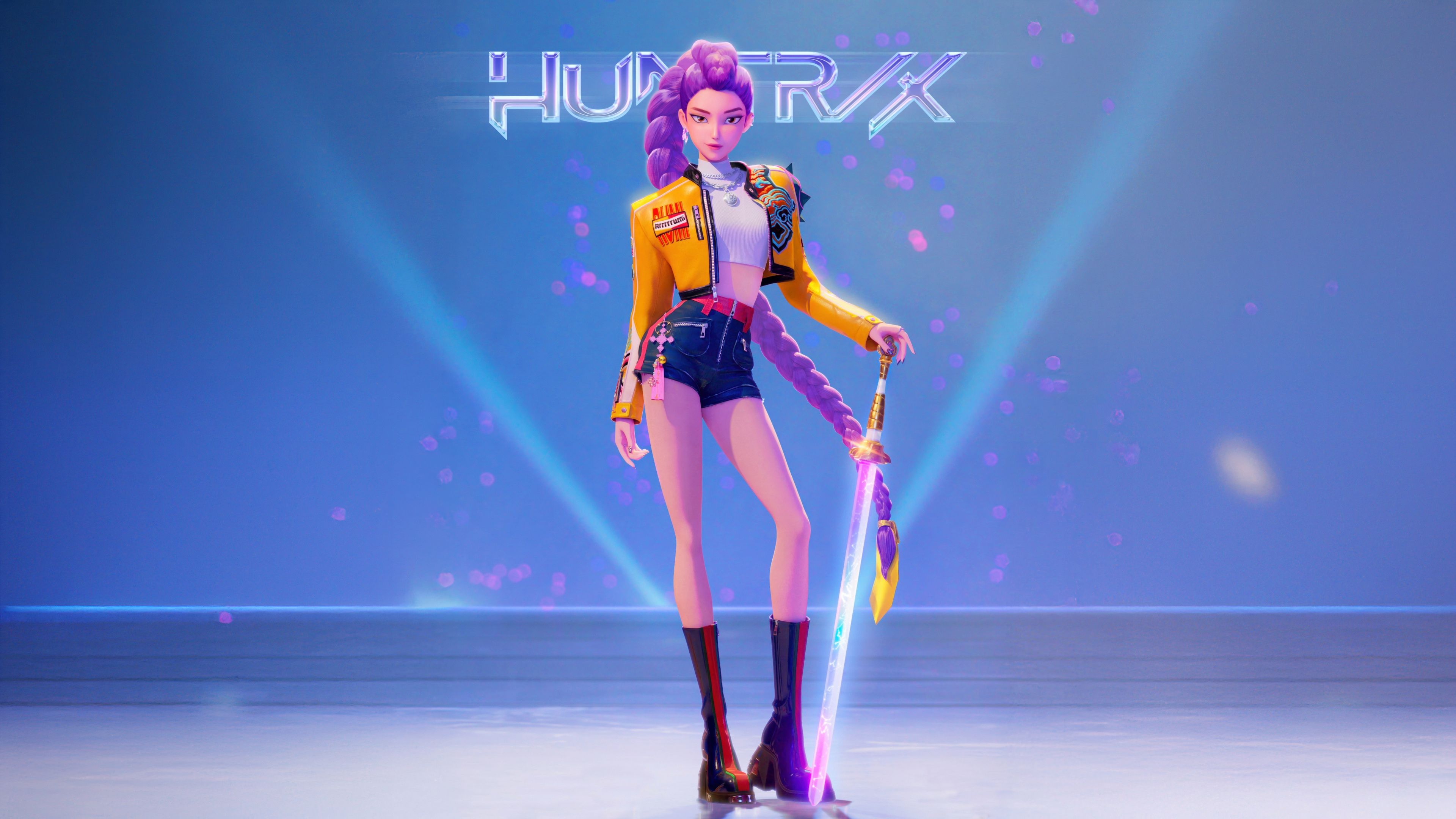 3840x2160 Rumi (Huntrix) Wallpaper 4K, KPop Demon Hunters, 5K