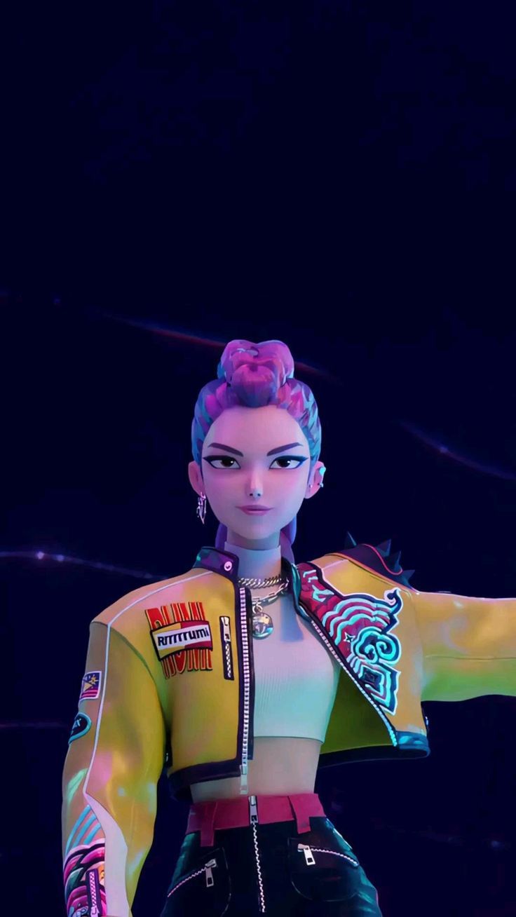 736x1308 Raindrop game outfit ideas. Rumi wallpaper kpop demon hunters, Huntrix wallpaper, K pop demon hunters