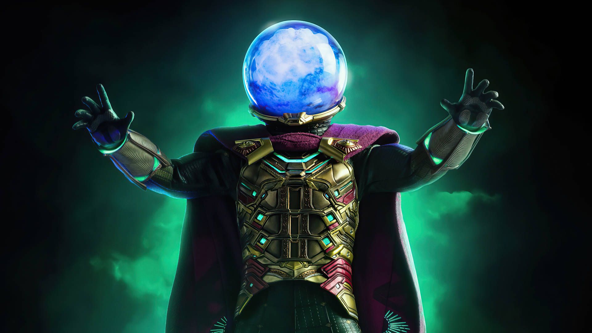 1920x1080 Download Mysterio, A Dangerous Foe Wallpaper